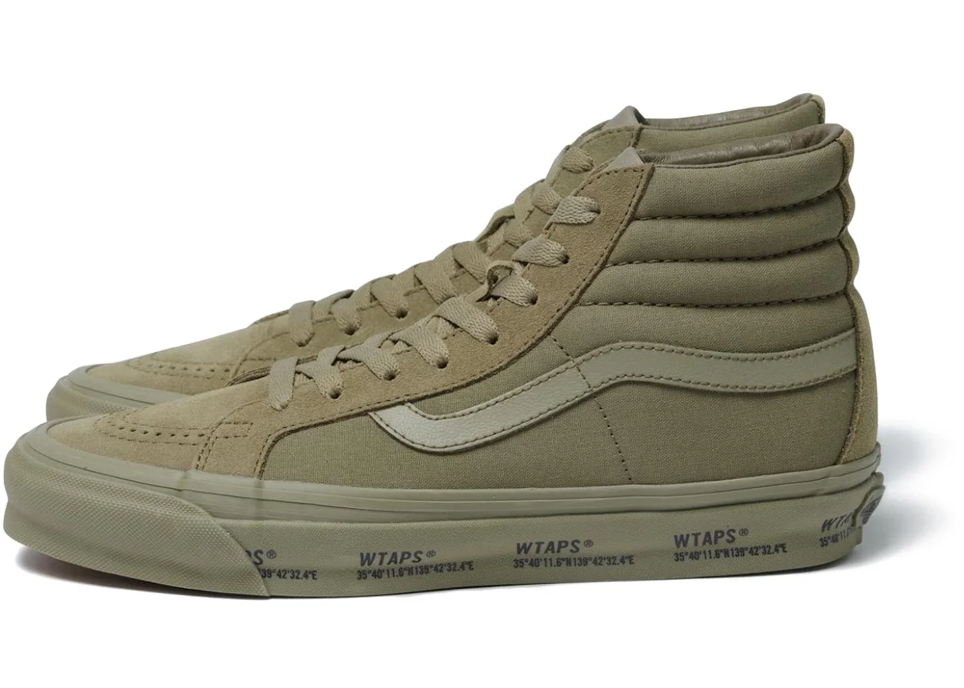 Vans Vault Sk8-Hi OG LX WTAPS Olive Drab - 1