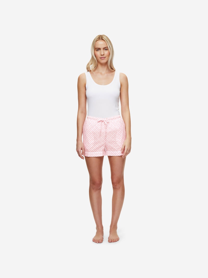 Women's Lounge Shorts Ledbury 56 Cotton Batiste Pink - 6