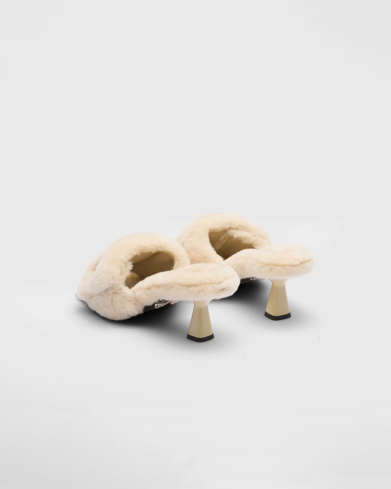 Shearling sandals 5