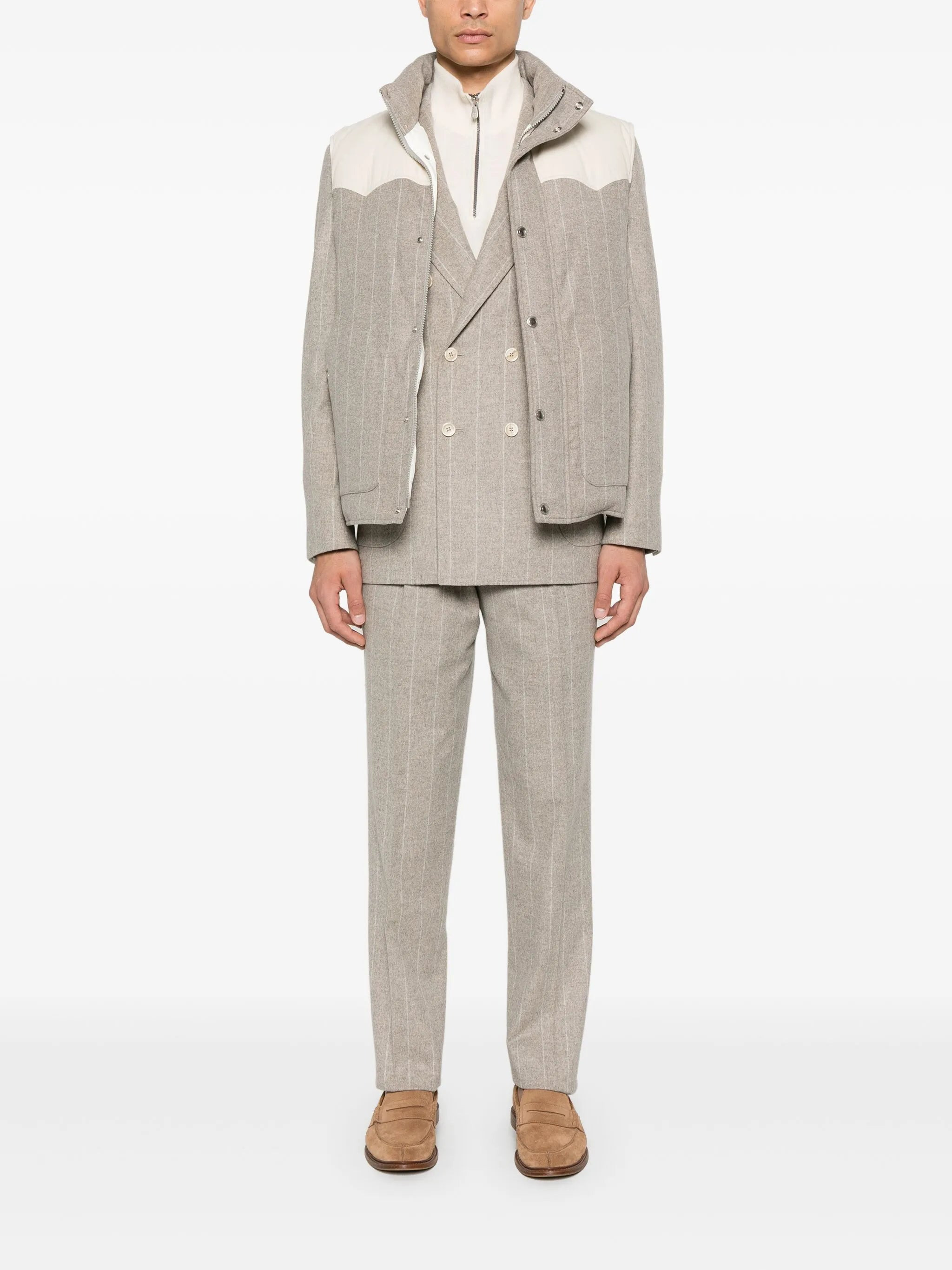 pinstriped suit - 2