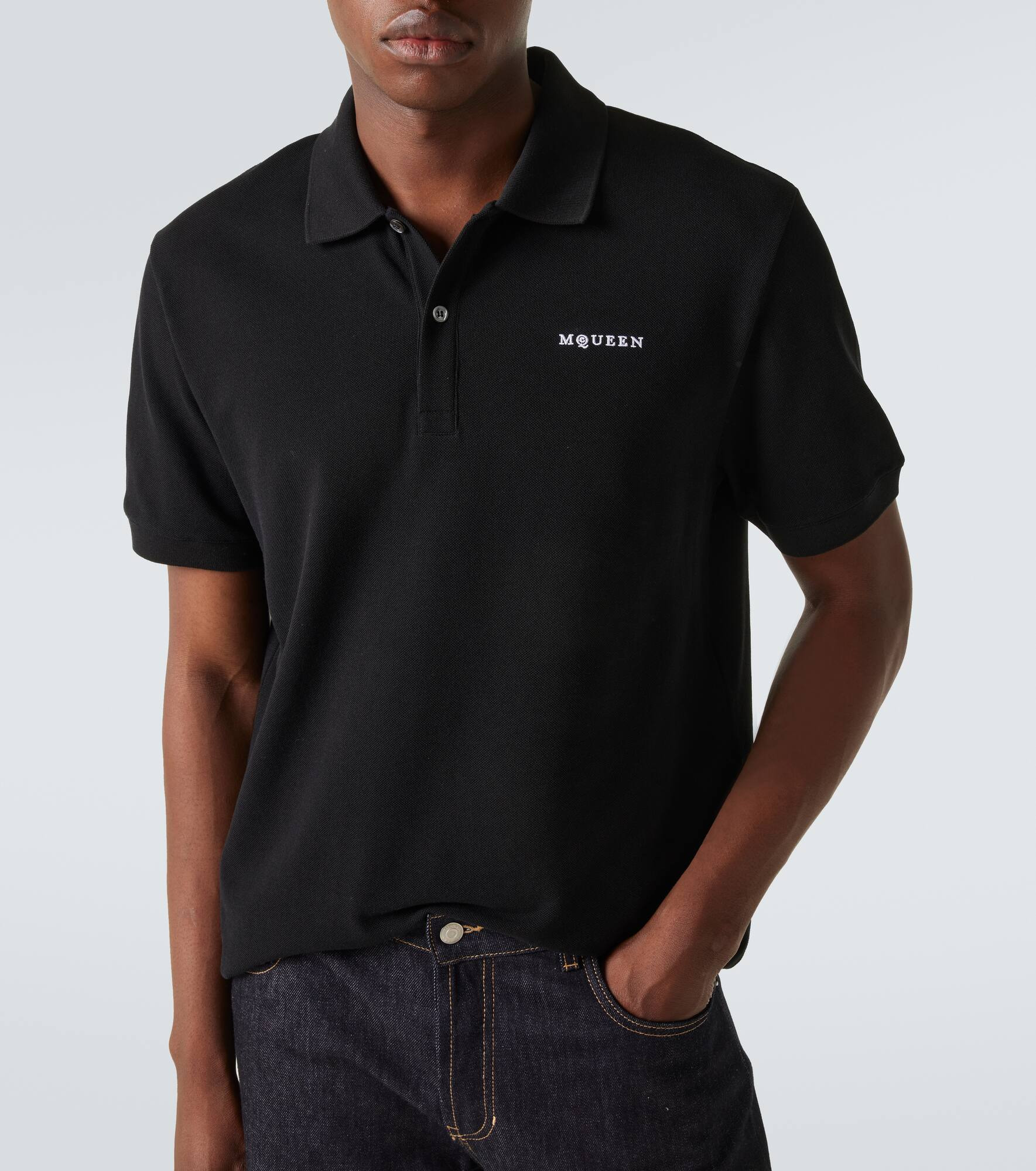 Logo cotton polo shirt - 5