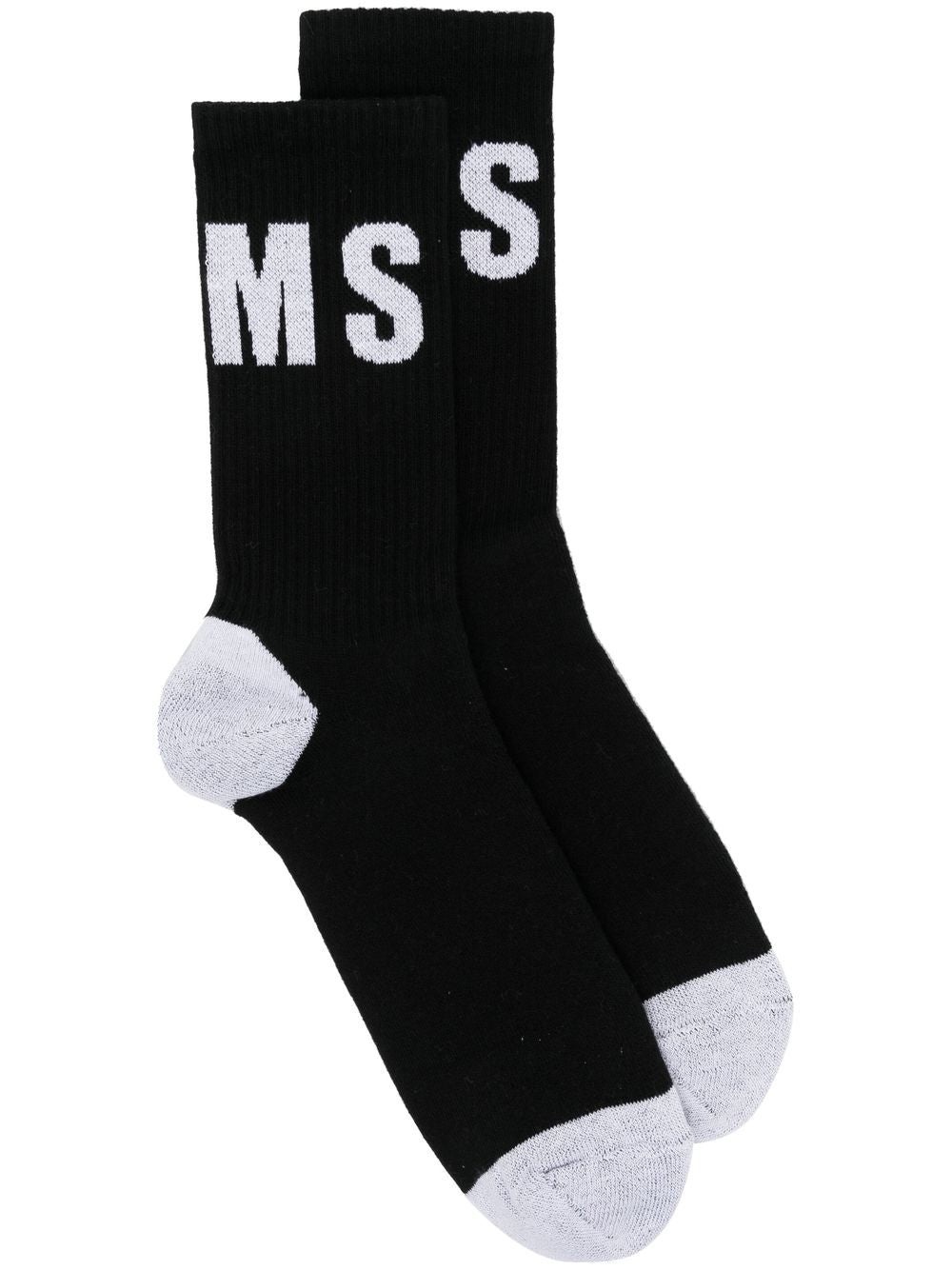 MSGM CALZE LOGO SOCKS - 3