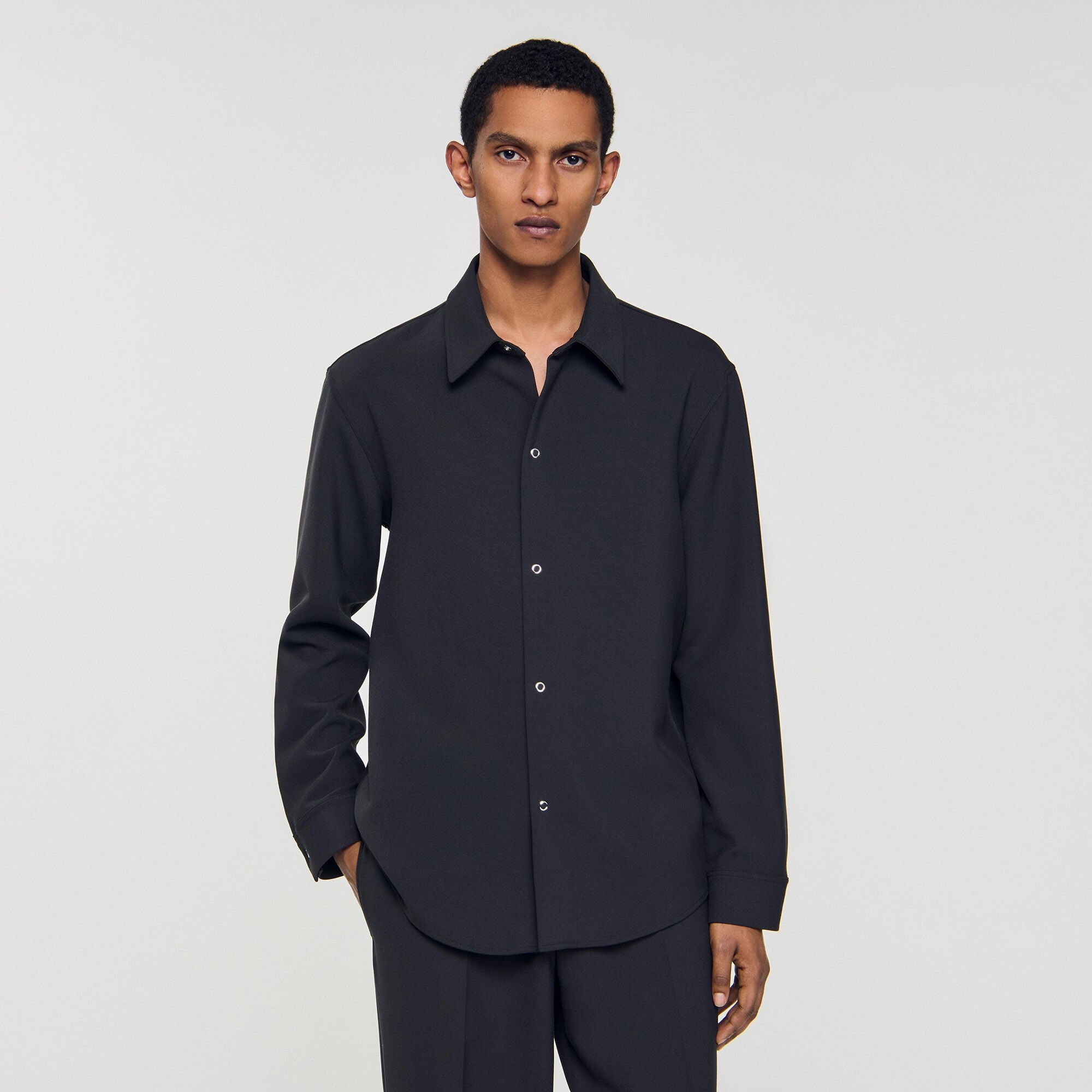 LONG-SLEEVED JERSEY SHIRT - 4