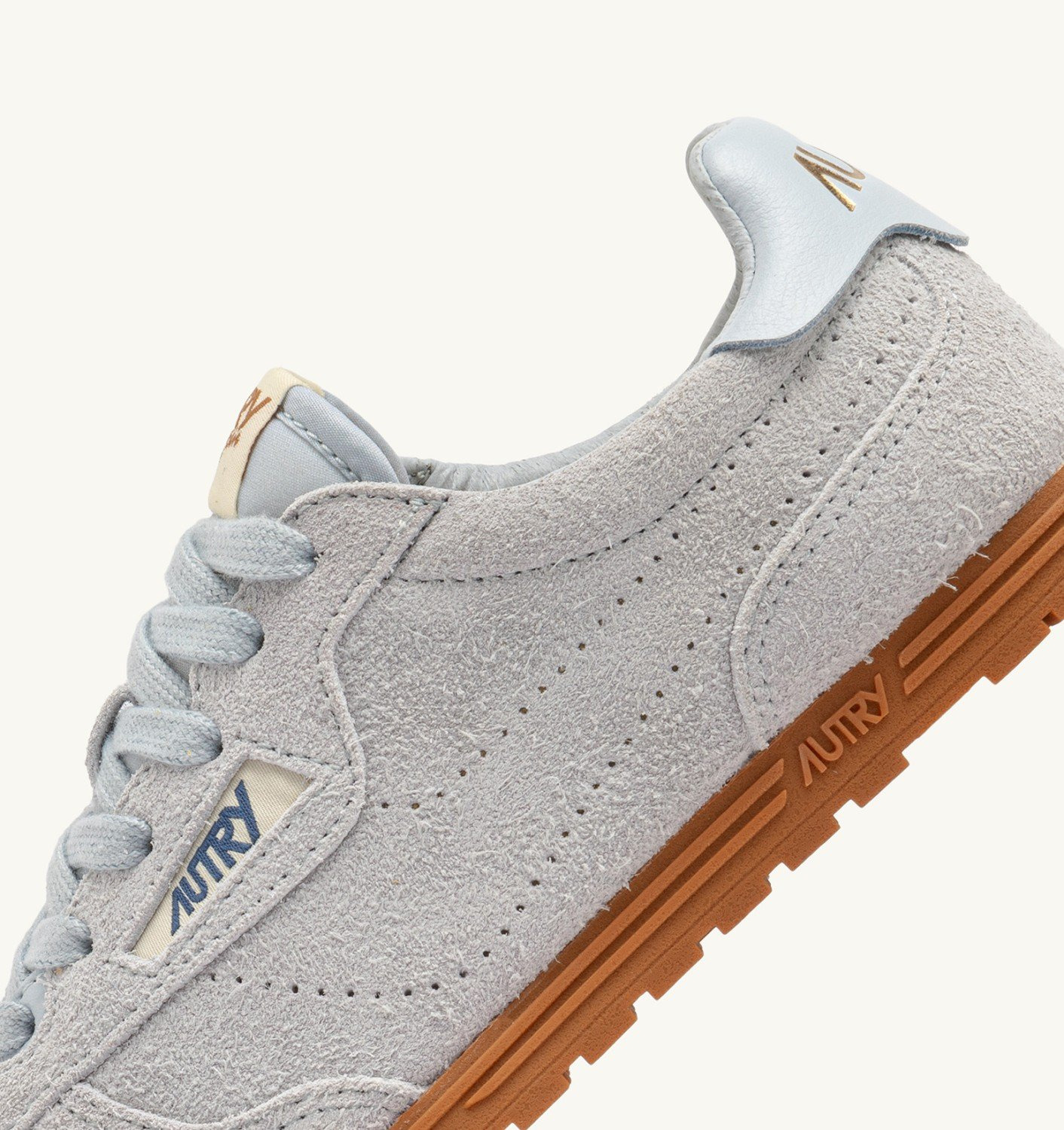 SNEAKERS WINDSPIN IN ICE WHITE SUEDE - 6
