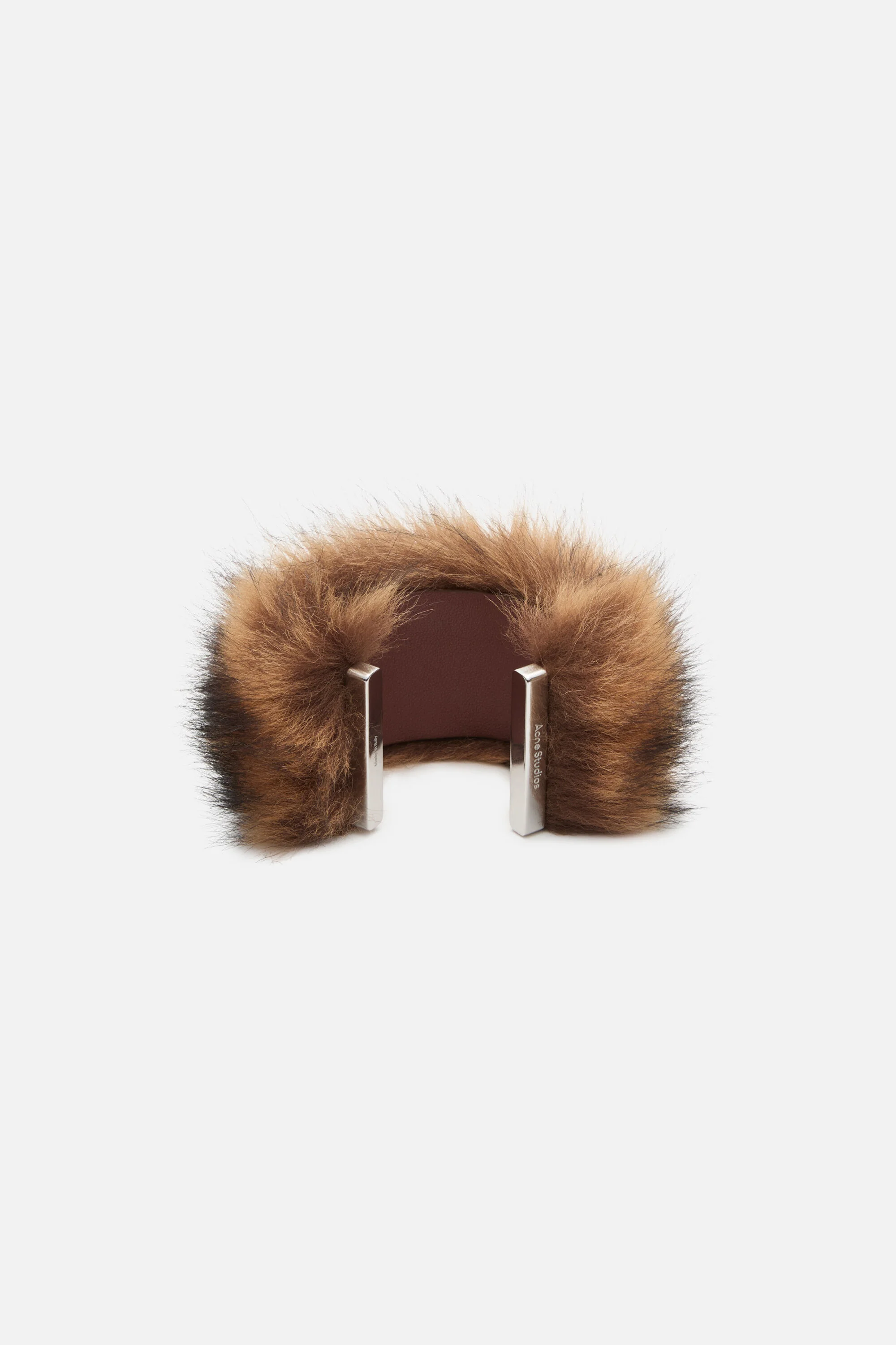 Furry bracelet - Silver/Brown - 1