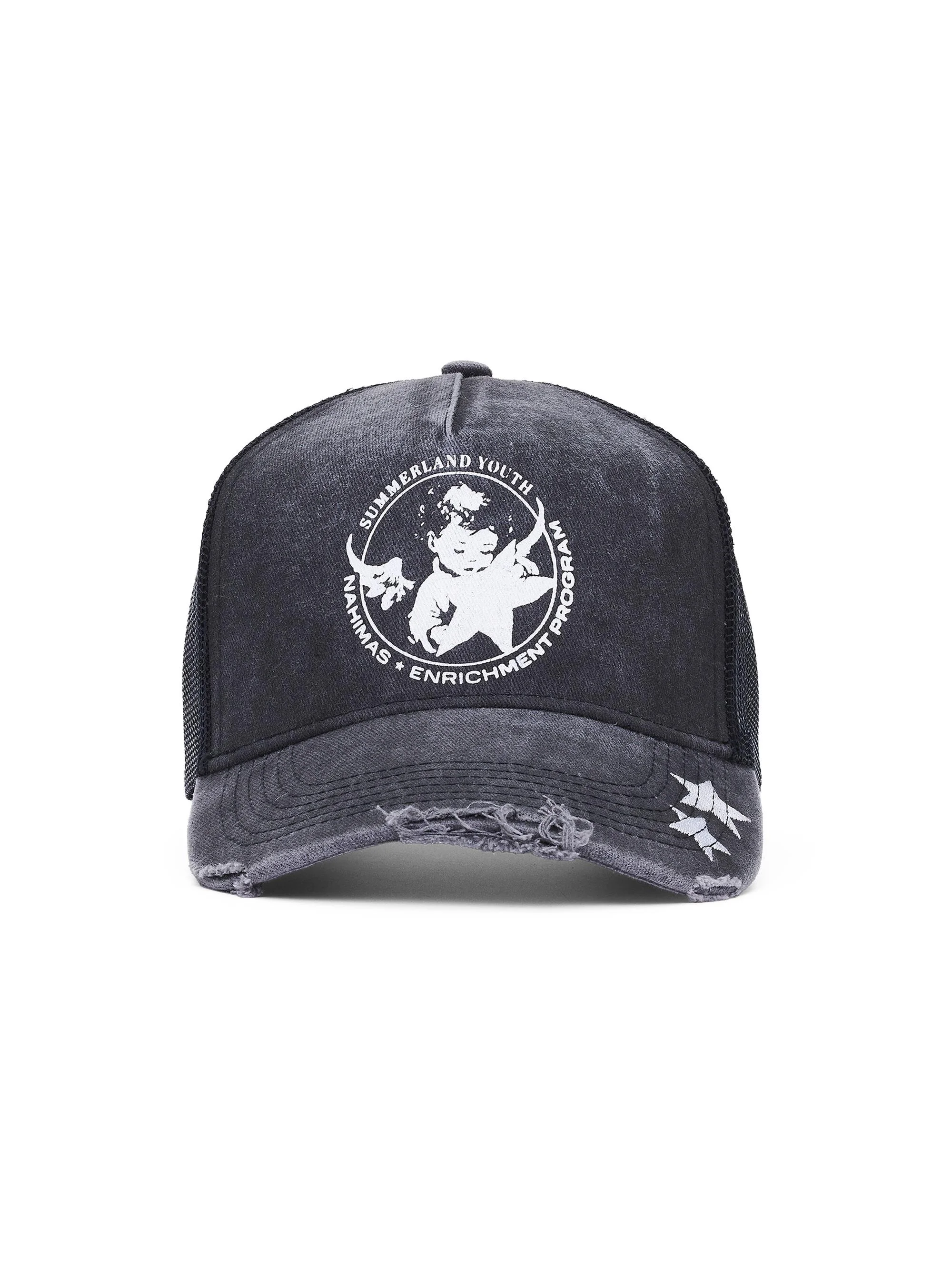 Men's Youth Enrichment Trucker Hat - Worn Black - 1