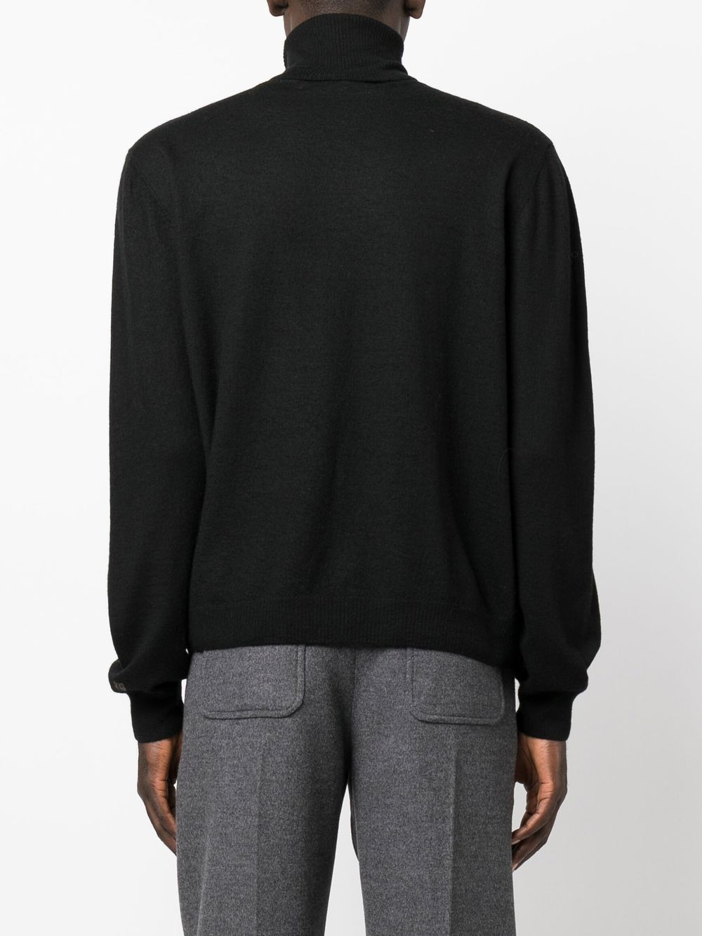 roll neck cashmere jumper - 4