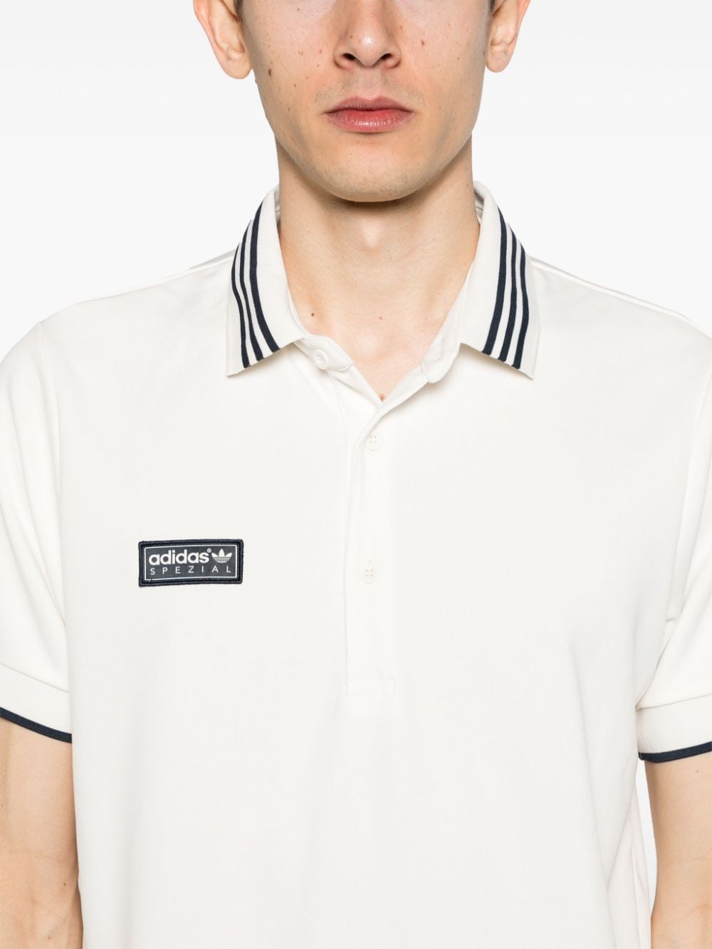 logo-patch polo shirt - 5