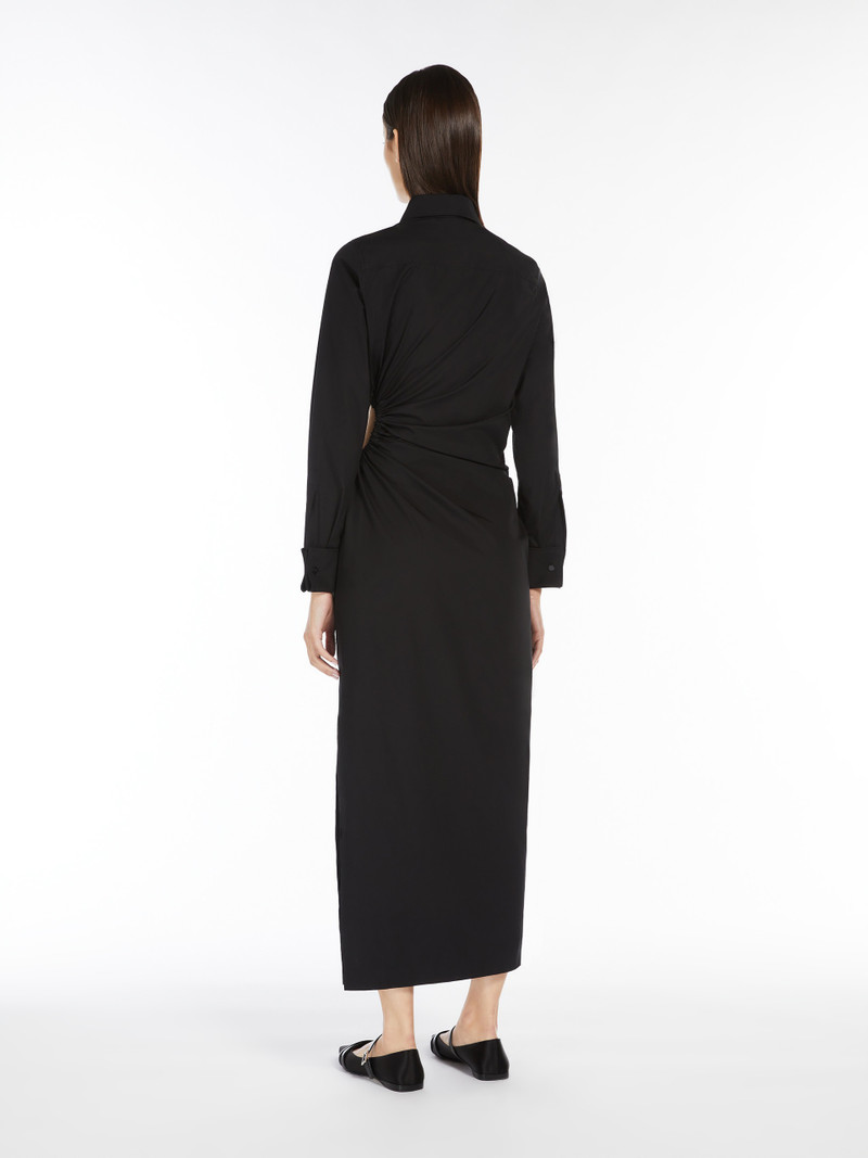 ETERE Cotton-poplin fitted dress 4