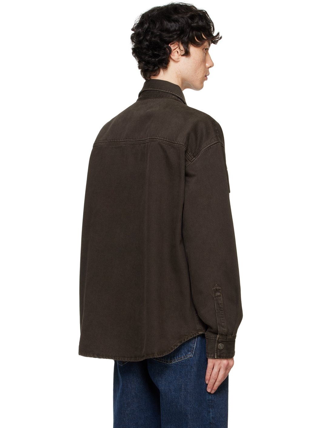 Brown Axel Denim Shirt - 3
