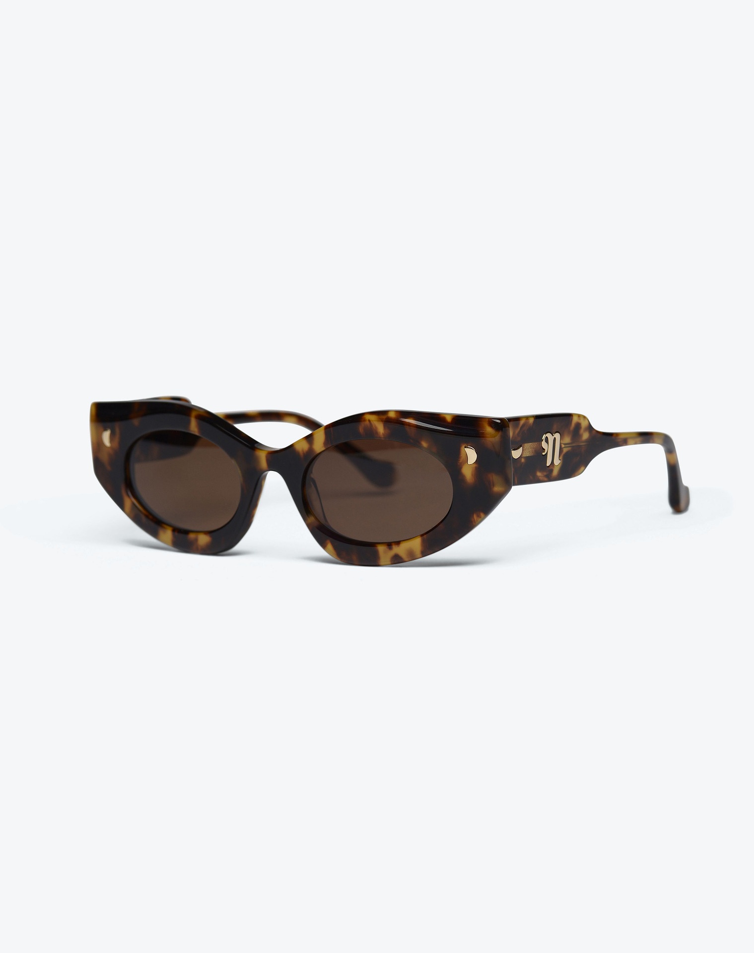 LEONIE - Bio-plastic sunglasses - Dark Amber - 1