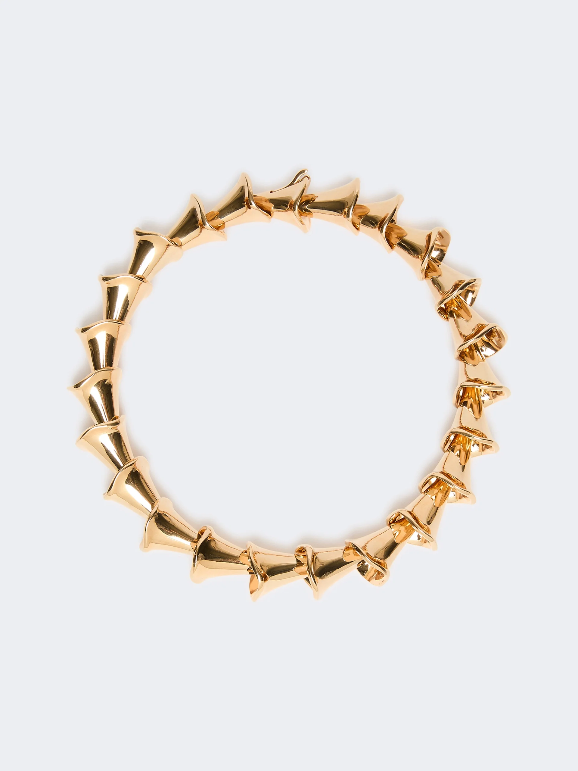 GATTONI Choker necklace with floral elements - GOLD - 1