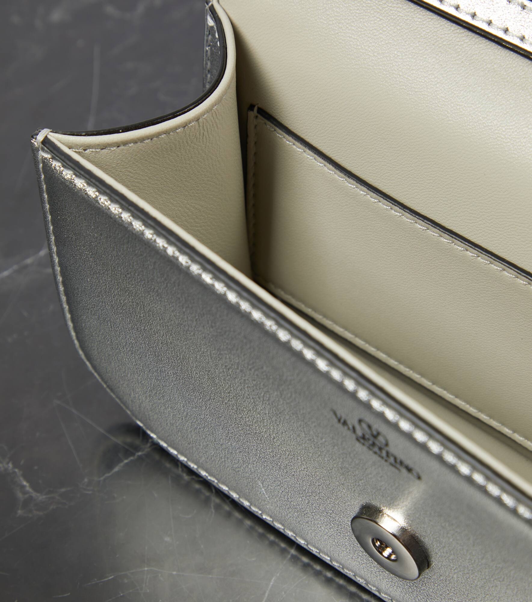 Locò Small metallic leather shoulder bag - 3