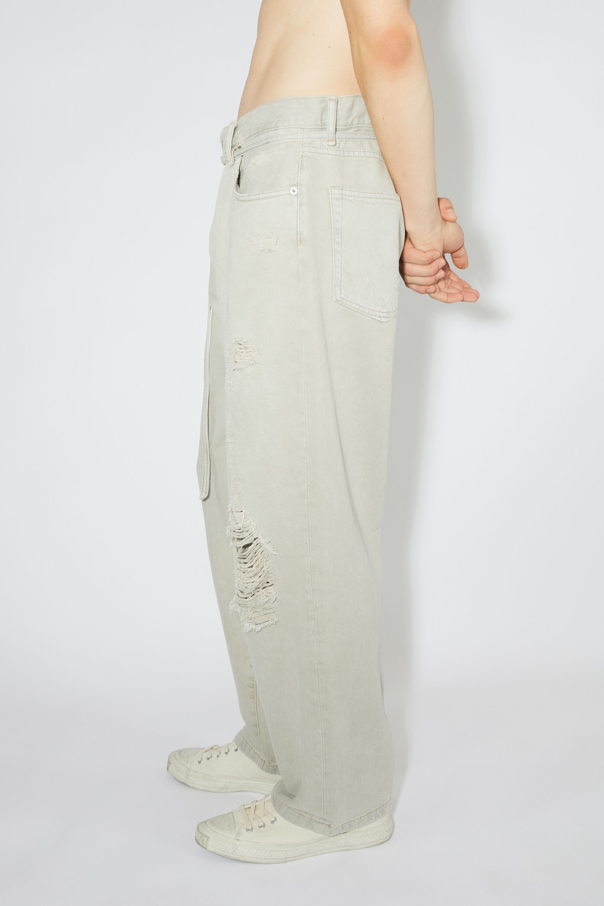 Loose fit jeans -1991 Toj - Grey/beige - 4