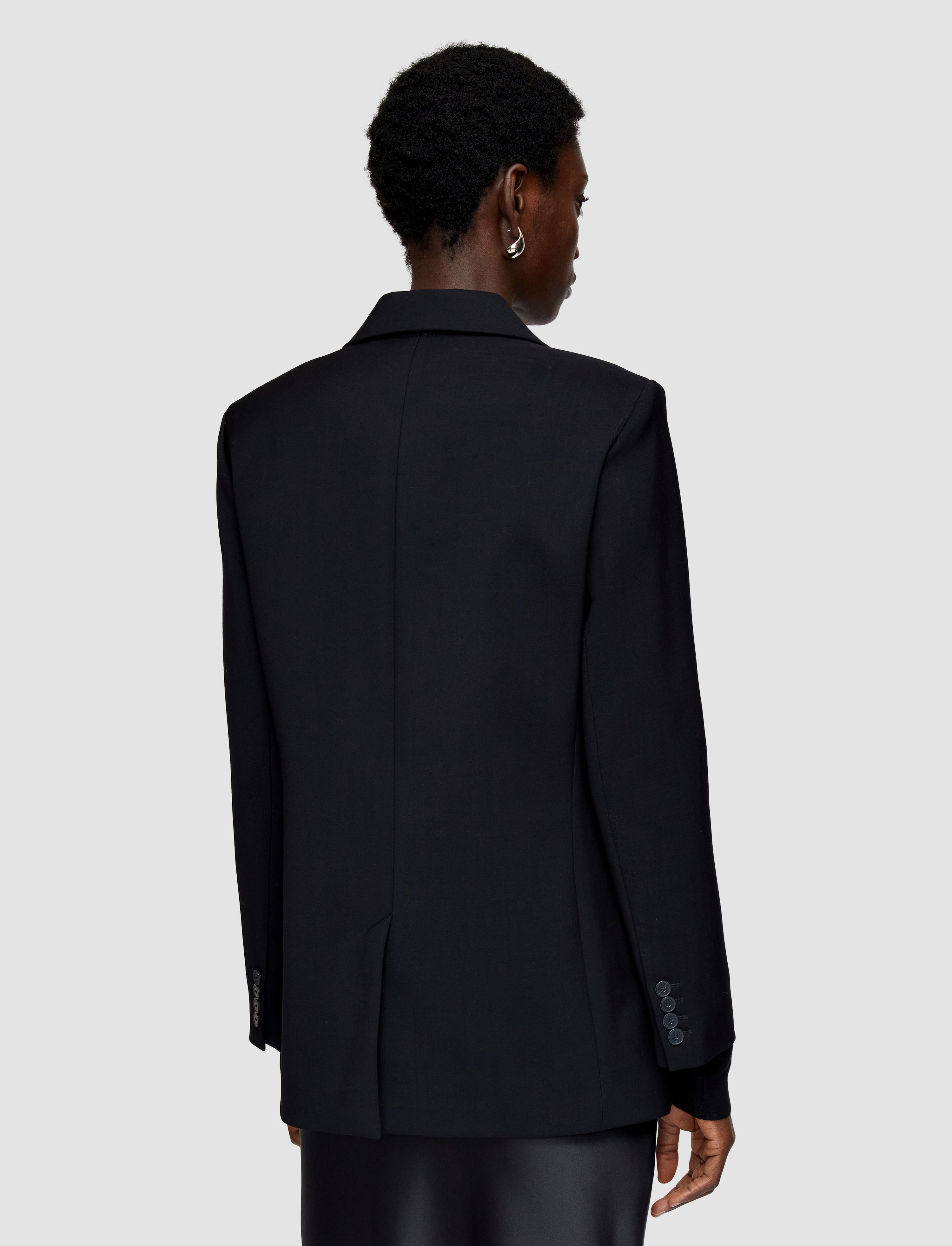 Tailoring Wool Stretch Jackie Jacket - 4