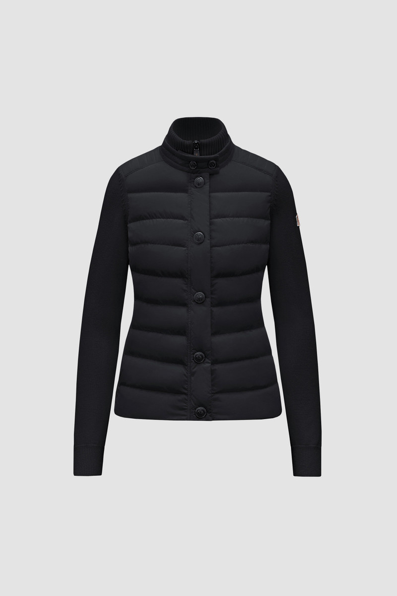 Padded Wool Cardigan - 1