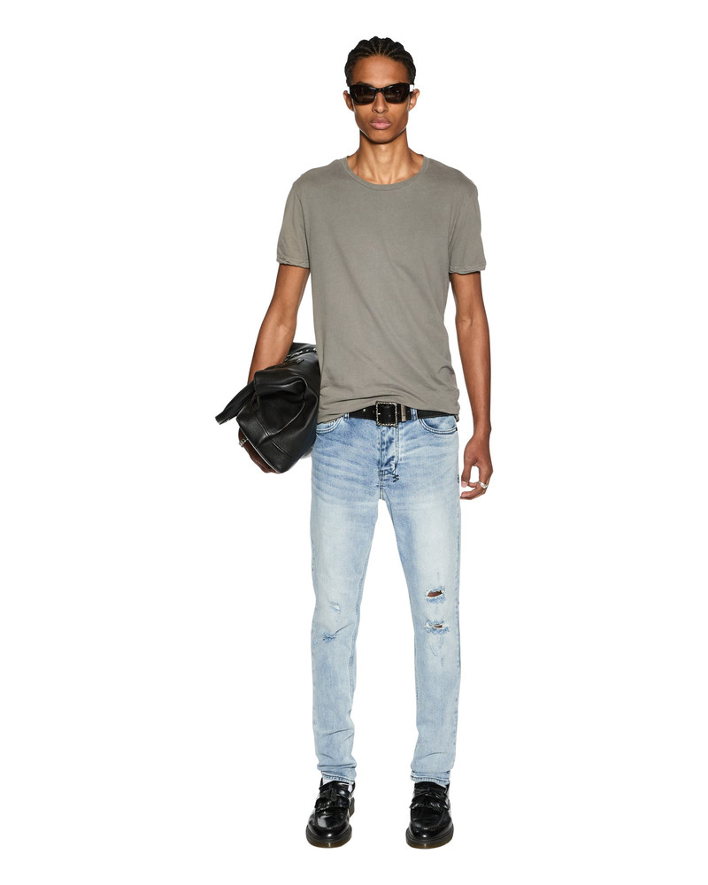 Ksubi SEEING LINES SS TEE VINTAGE GREY outlook