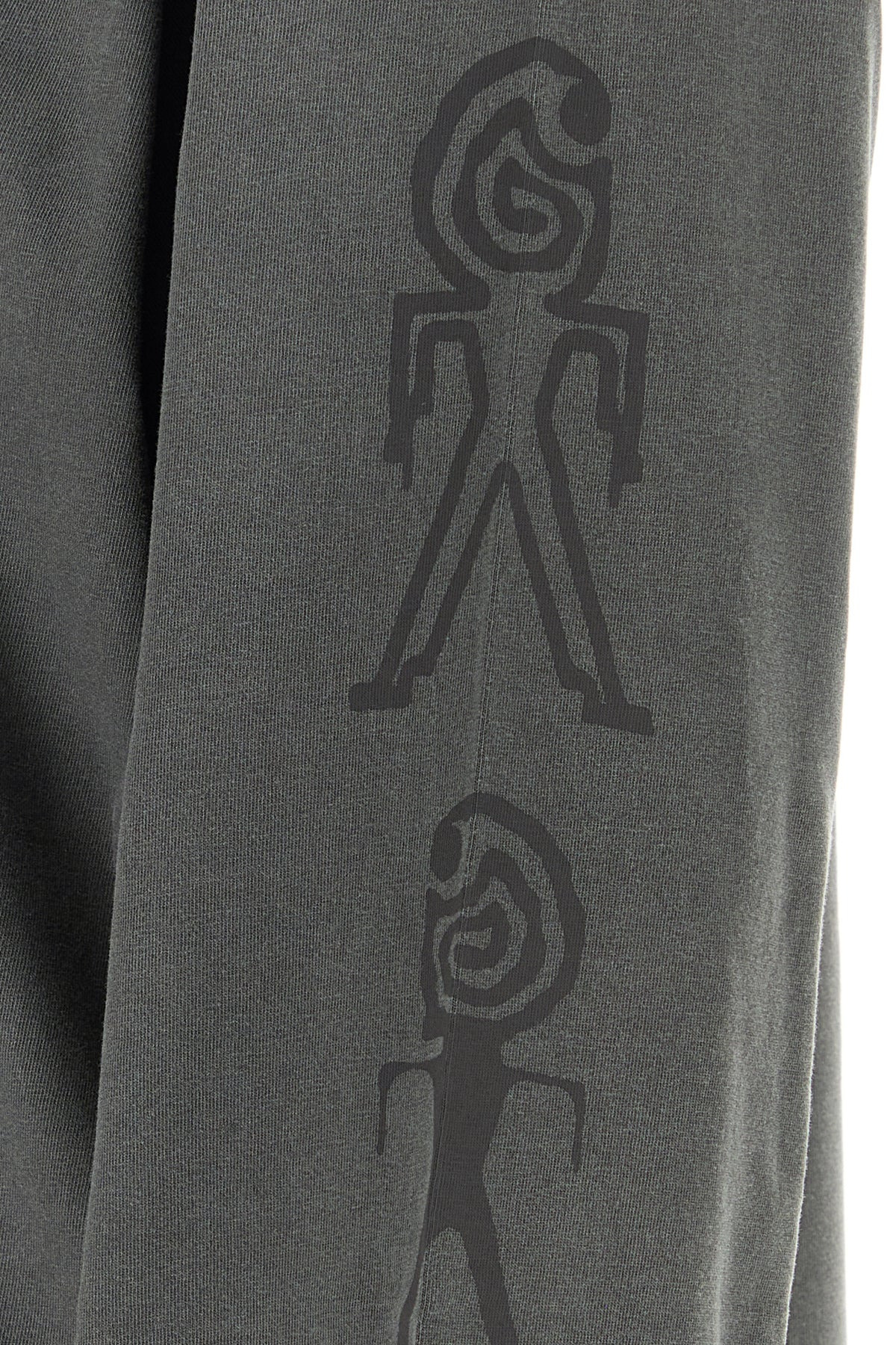 Dark grey cotton L/S Terrestrial T-Shirt - 3