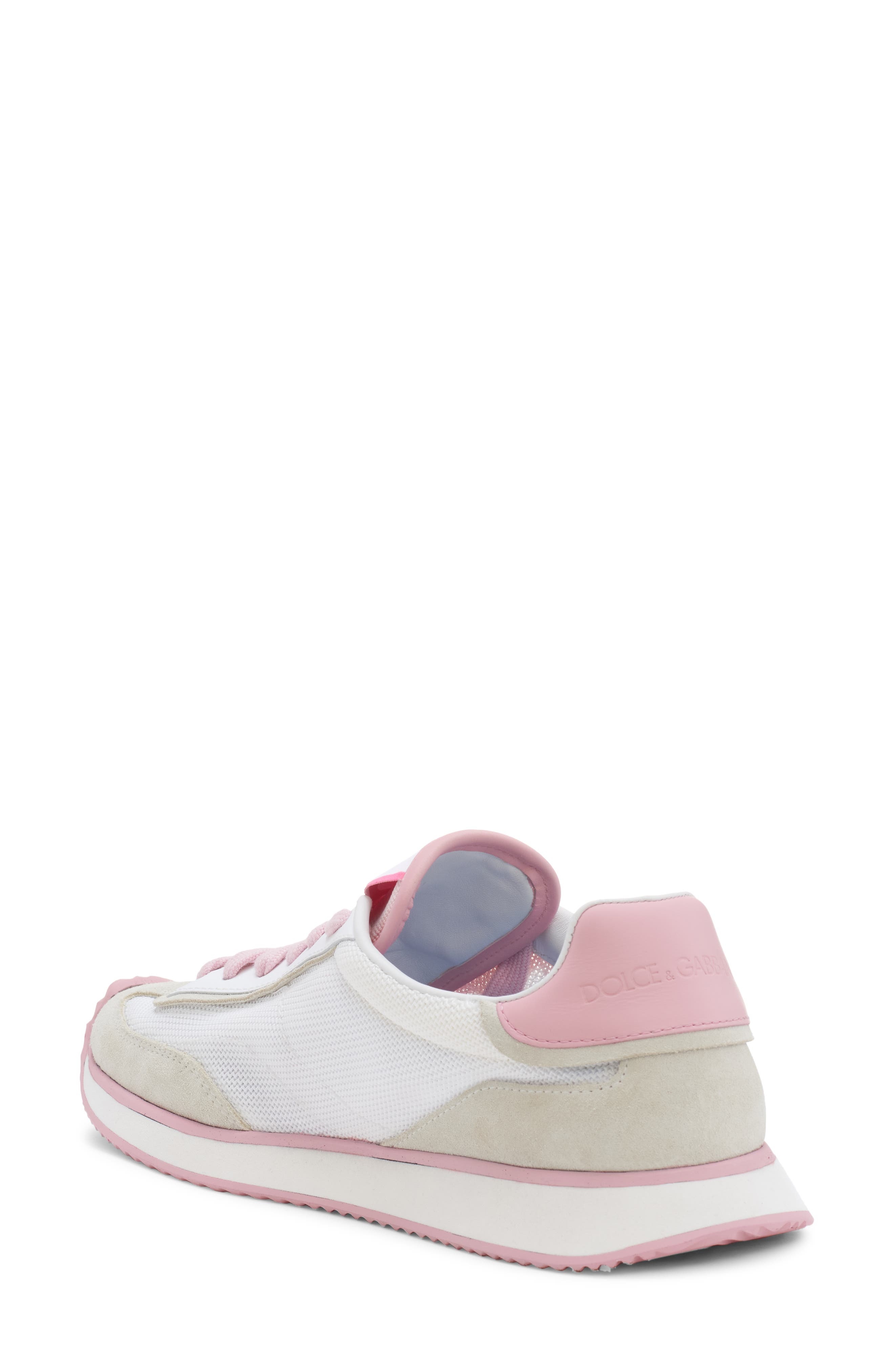 Dolce&Gabbana DG Cushion Sneaker in Bianco/Rosa at Nordstrom - 2