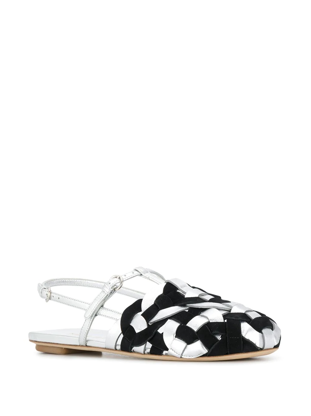 cord detail flat sandals - 2