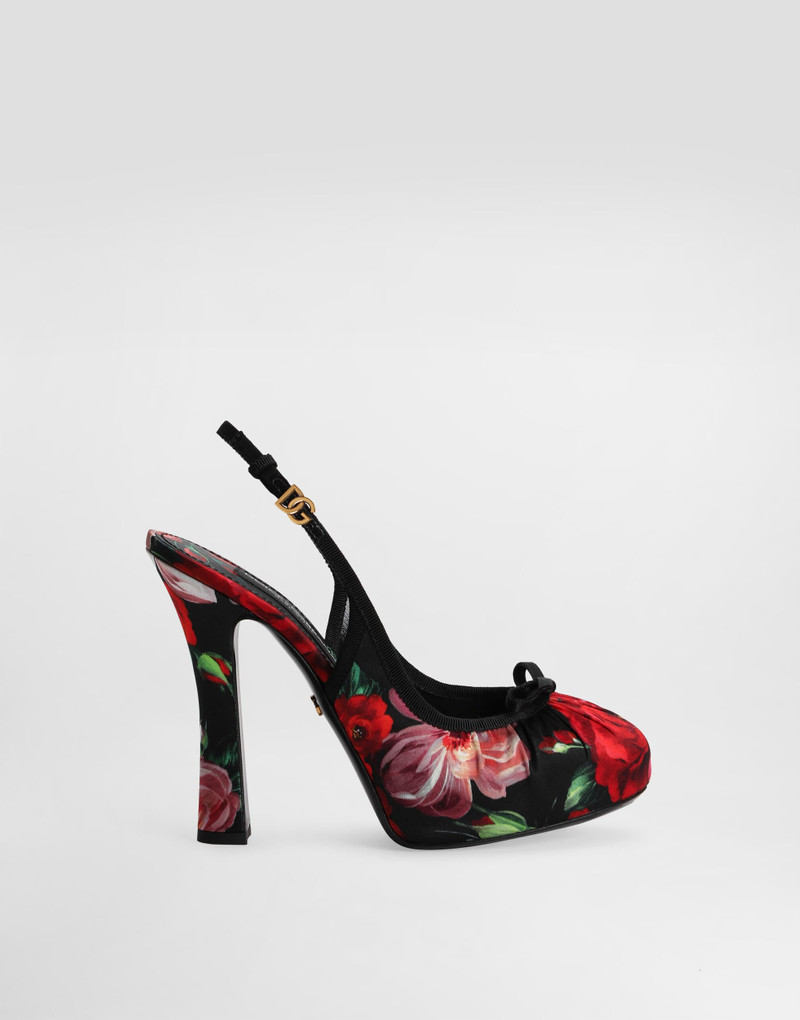 Satin slingbacks 1