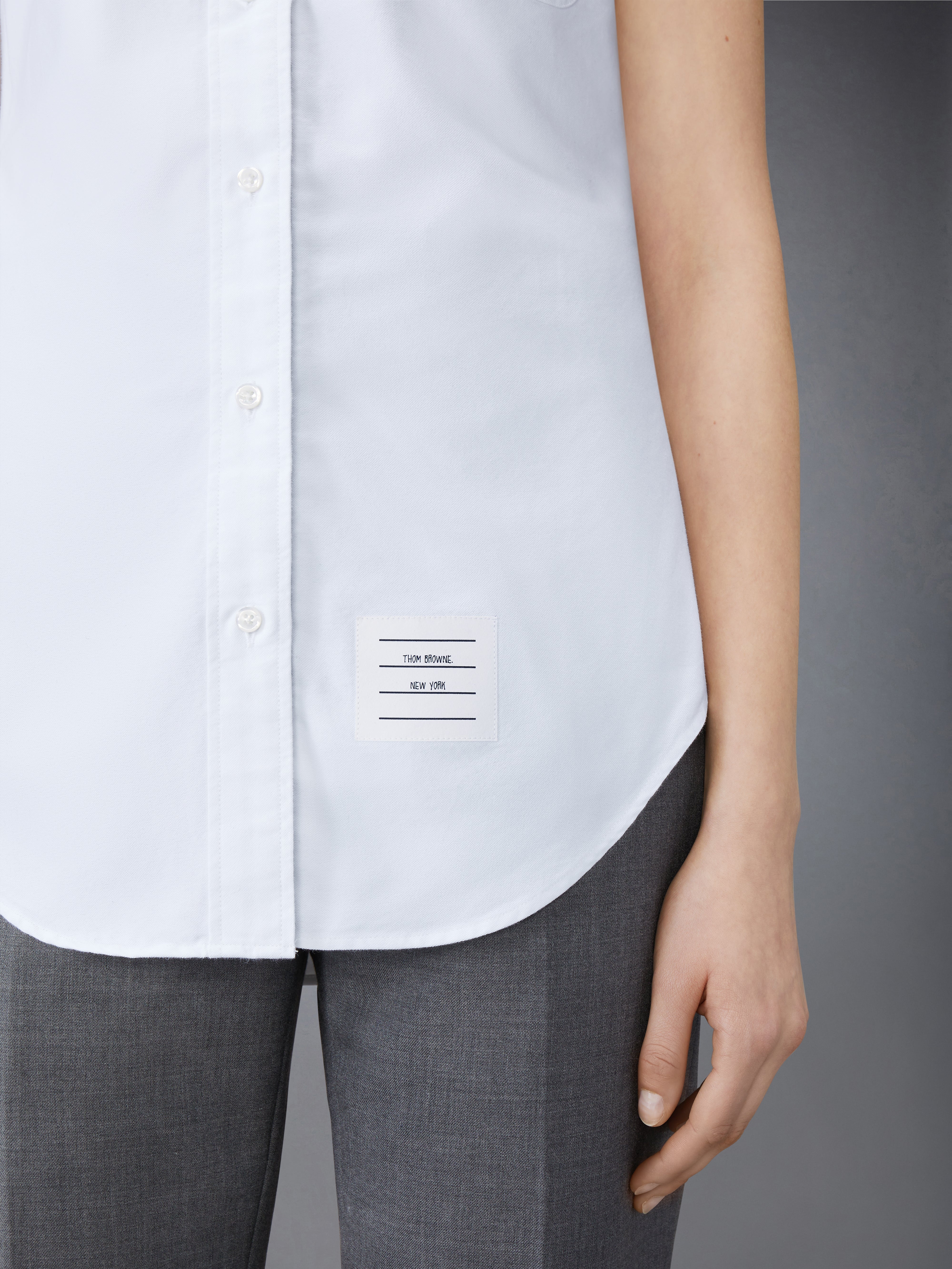 OXFORD CLASSIC SLEEVELESS SHIRT - 7