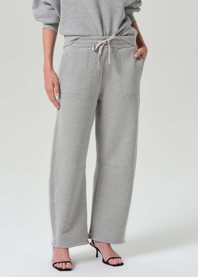 Freya Sweatpant In Heather Grey 5
