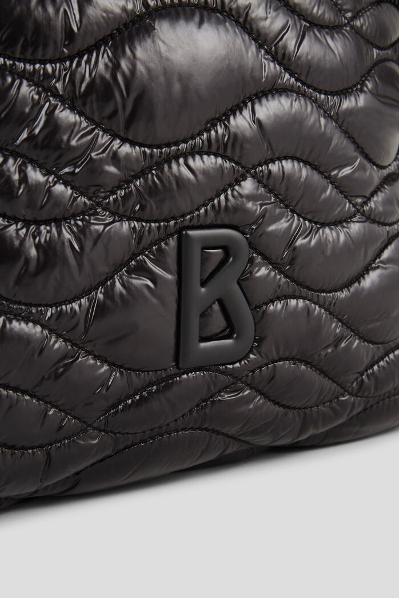 Aurela Bavarian wool handbag in Black 5