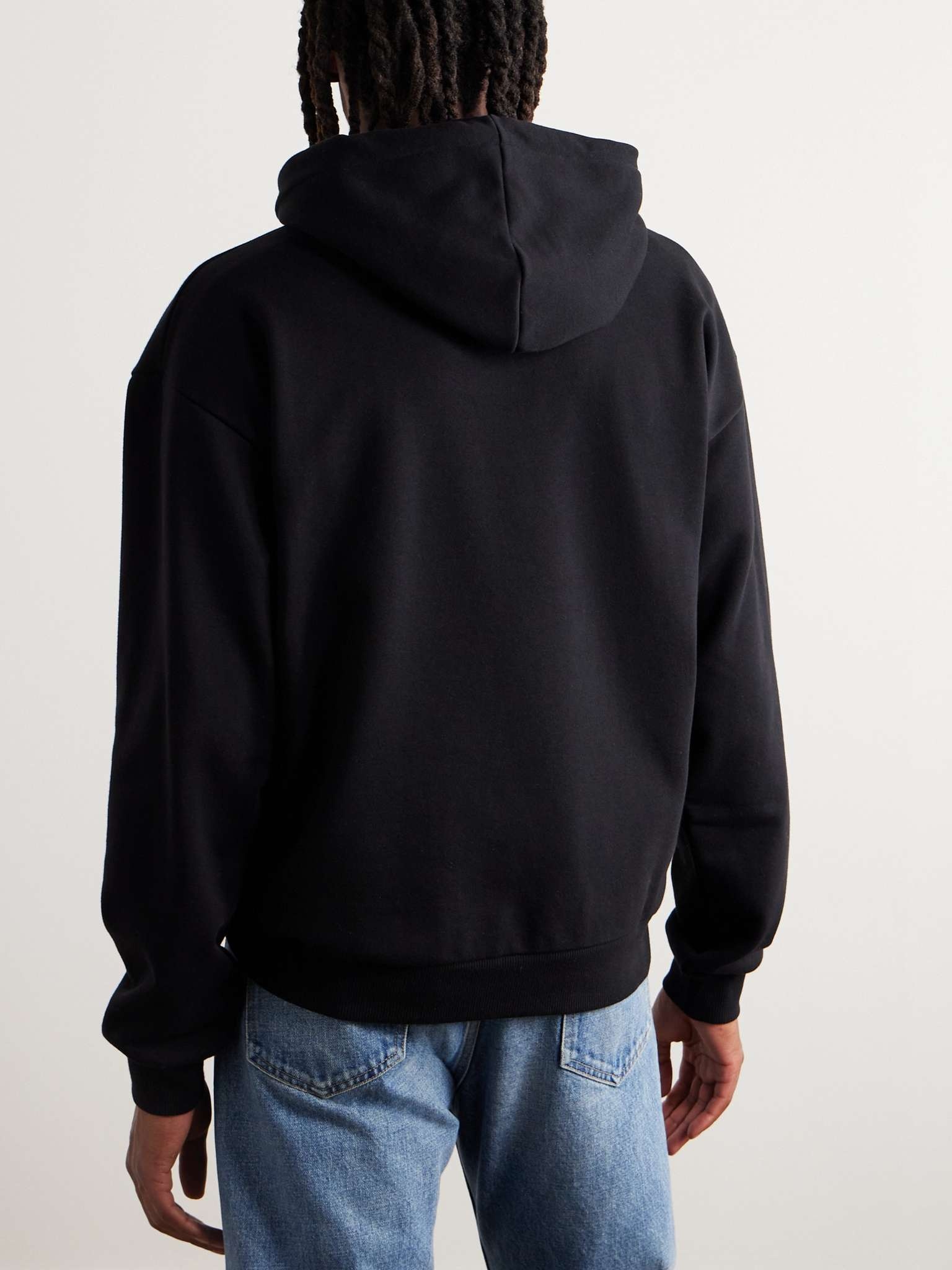 Logo-Print Cotton-Jersey Hoodie - 3