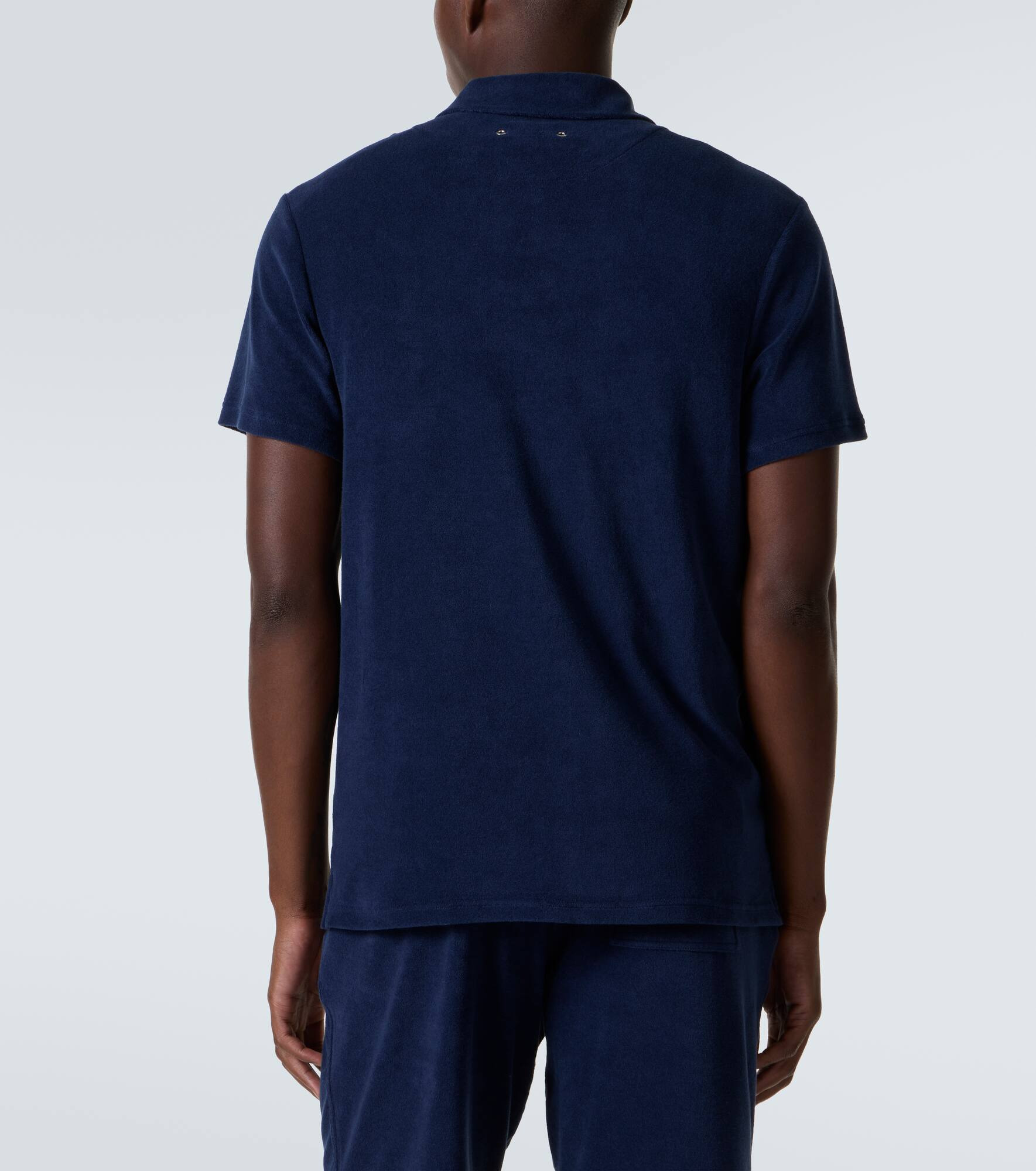 Charli cotton-blend terry polo shirt - 4