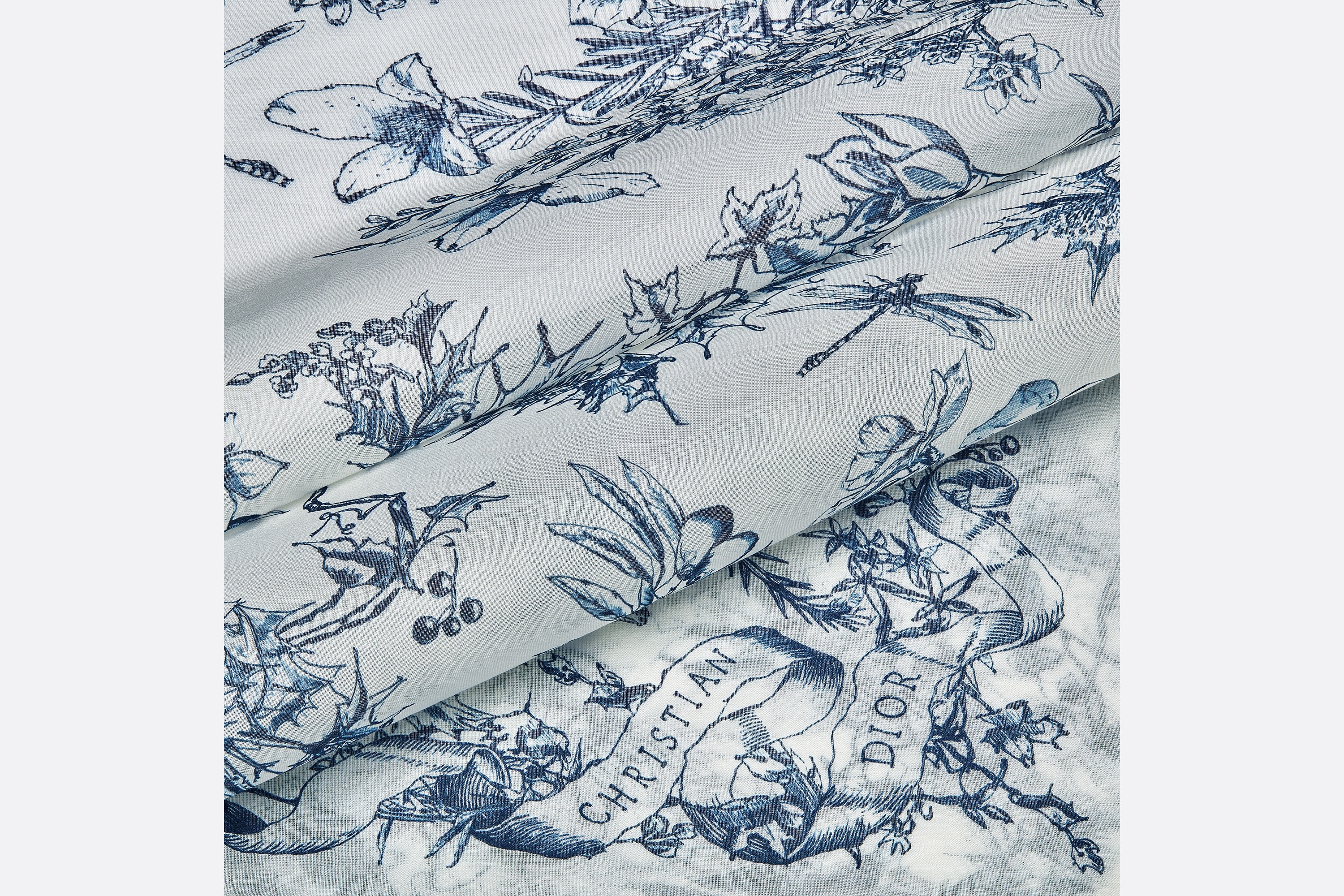 Toile de Jouy Flowers Sarong - 3