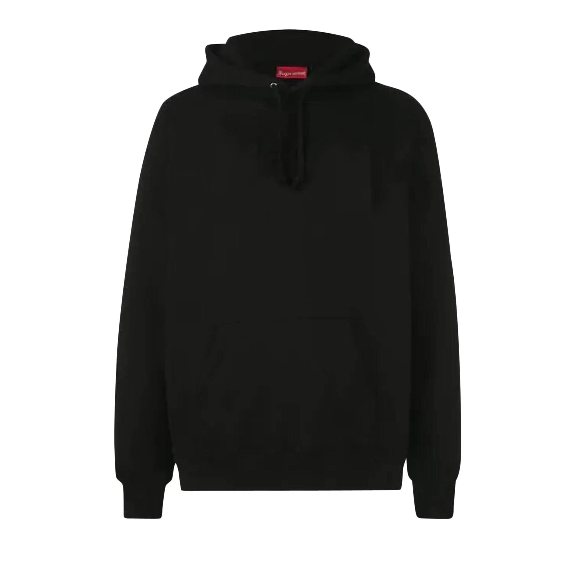 Supreme Set In Hooded Sweatshirt 'Black' - 1