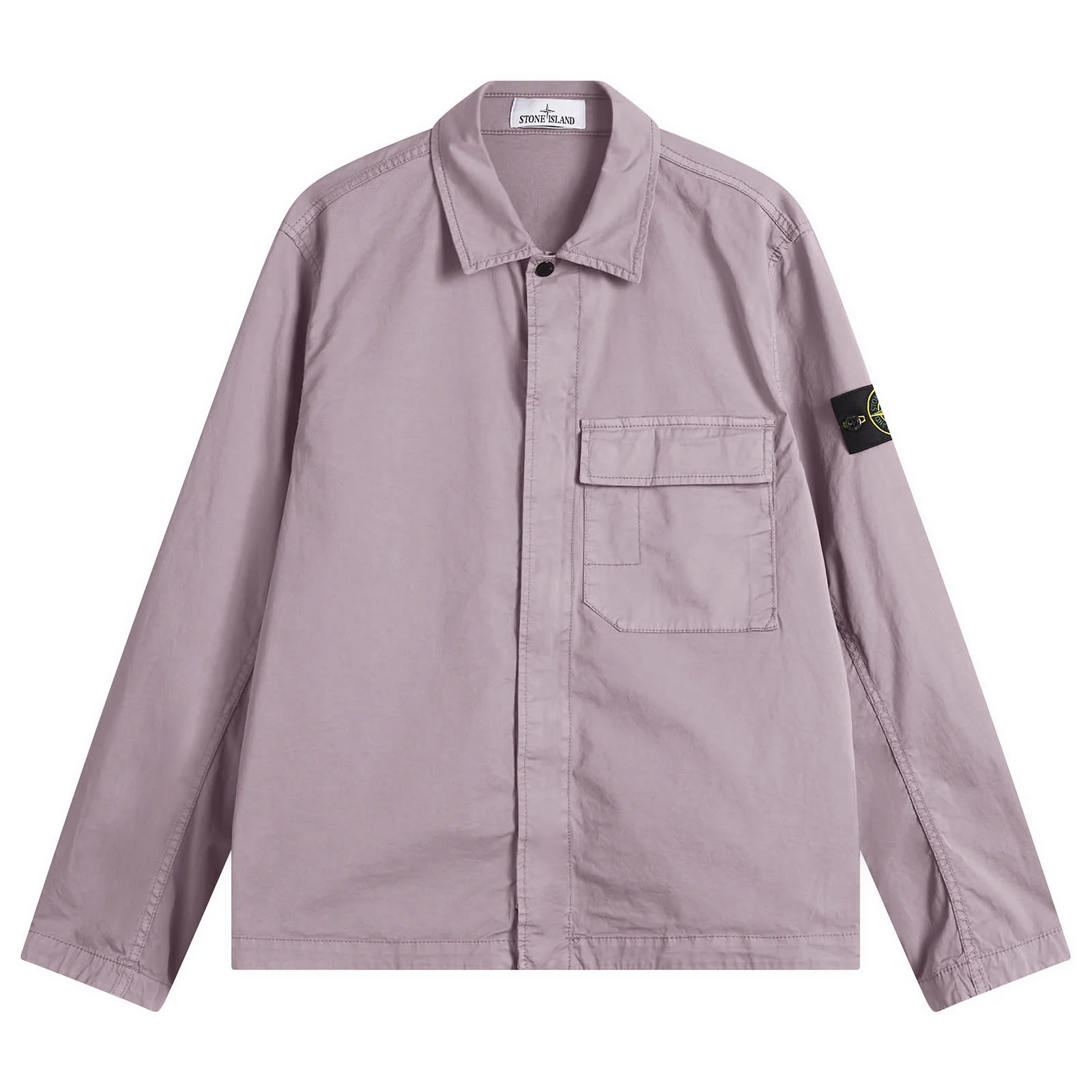 Stone Island Organic Cotton Twill Overshirt - 1