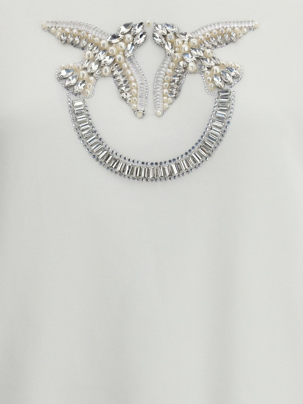 crystal-embellishment sweatshirt - 3