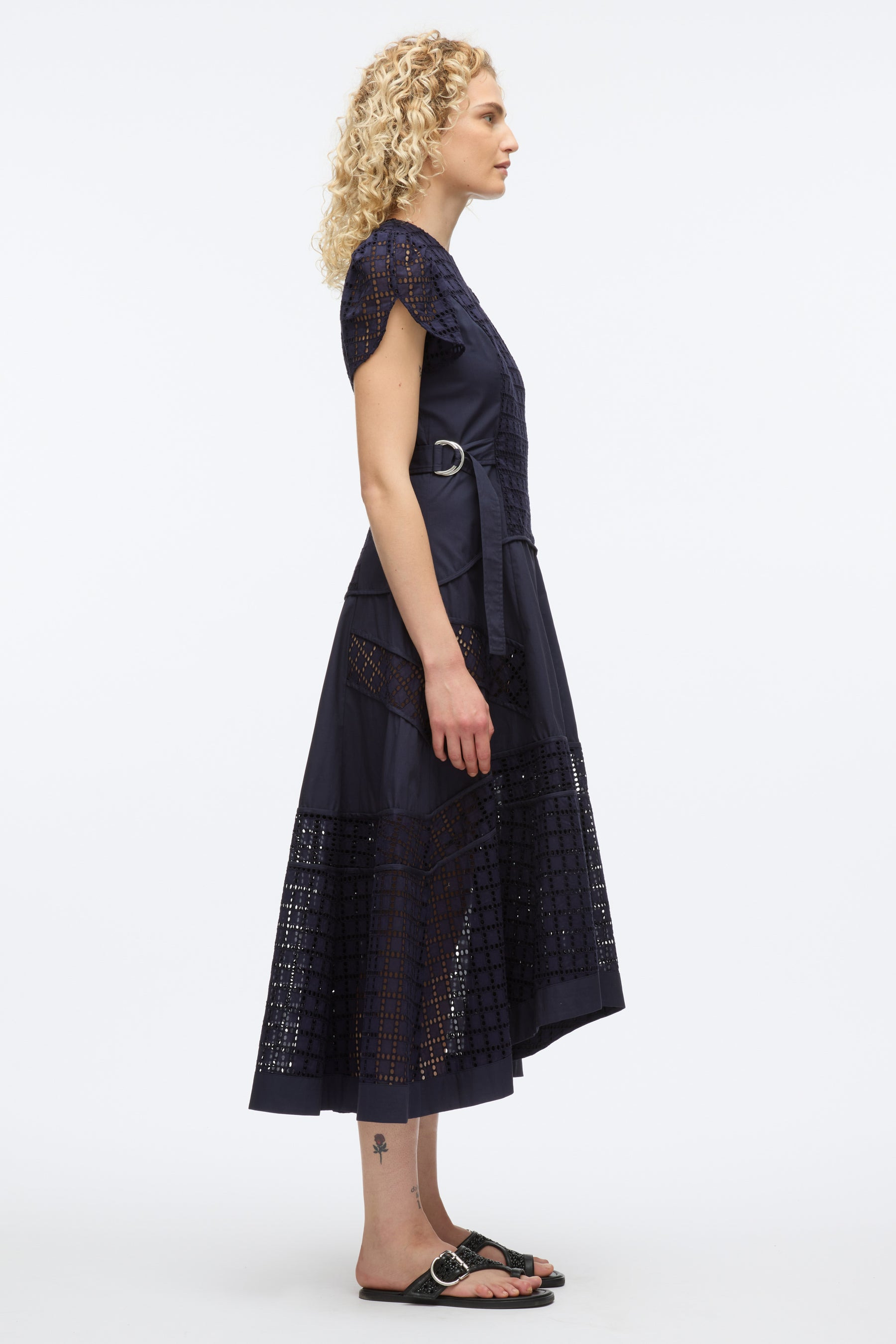 Broderie Anglaise Tulip Dress - 3