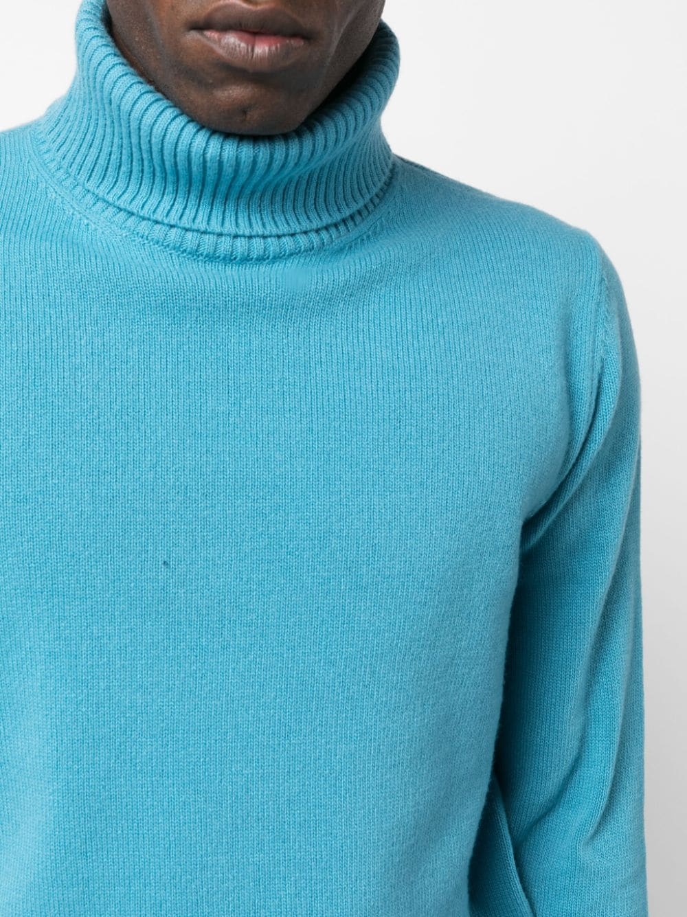 roll-neck wool jumper - 5