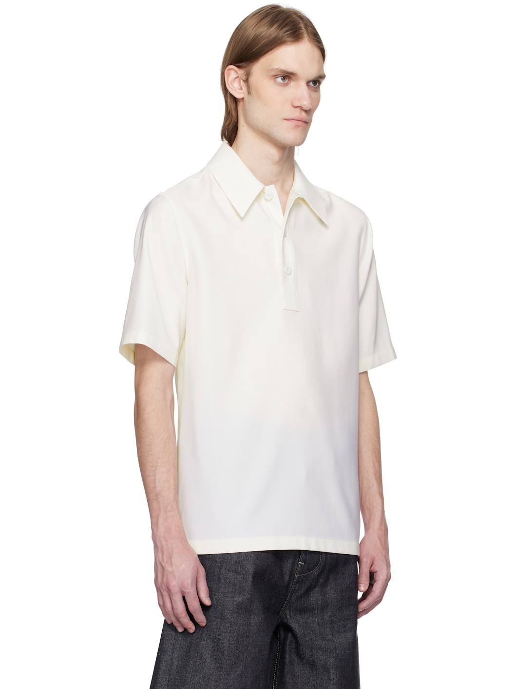 Off-White Virgin Wool Polo - 2