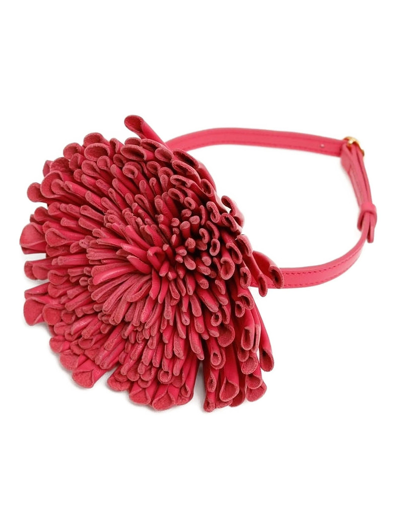 Alaïa Alaïa Leather Flower Necklace outlook