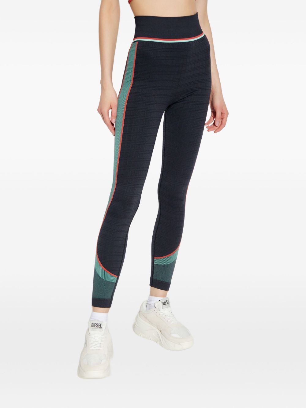 panelled leggings - 3
