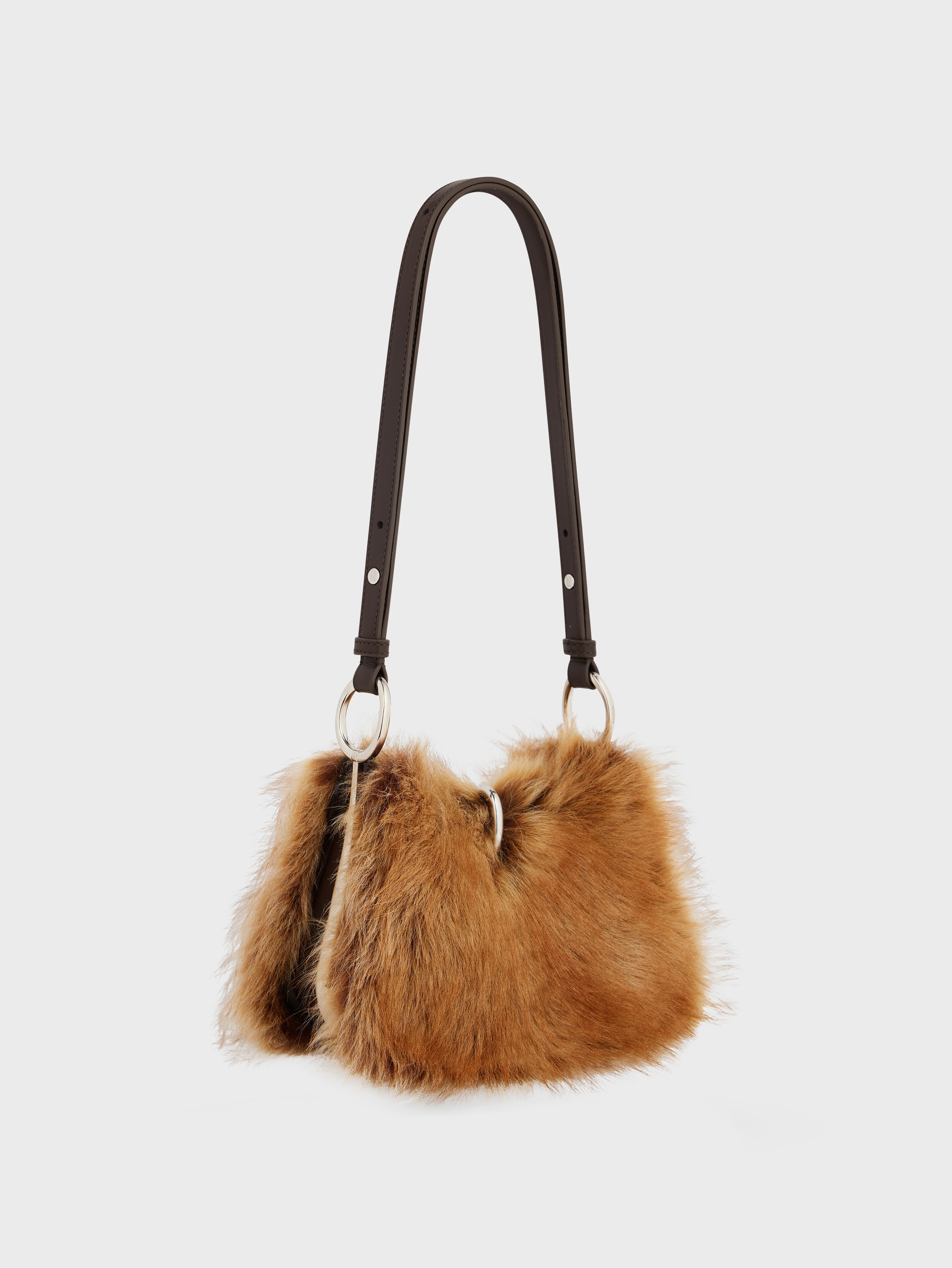 SMALL RING LEATHER BAG - 2