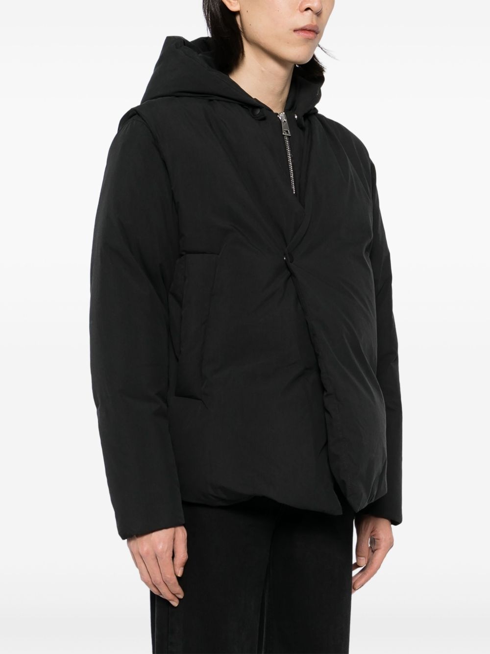 hooded padded jacket - 3