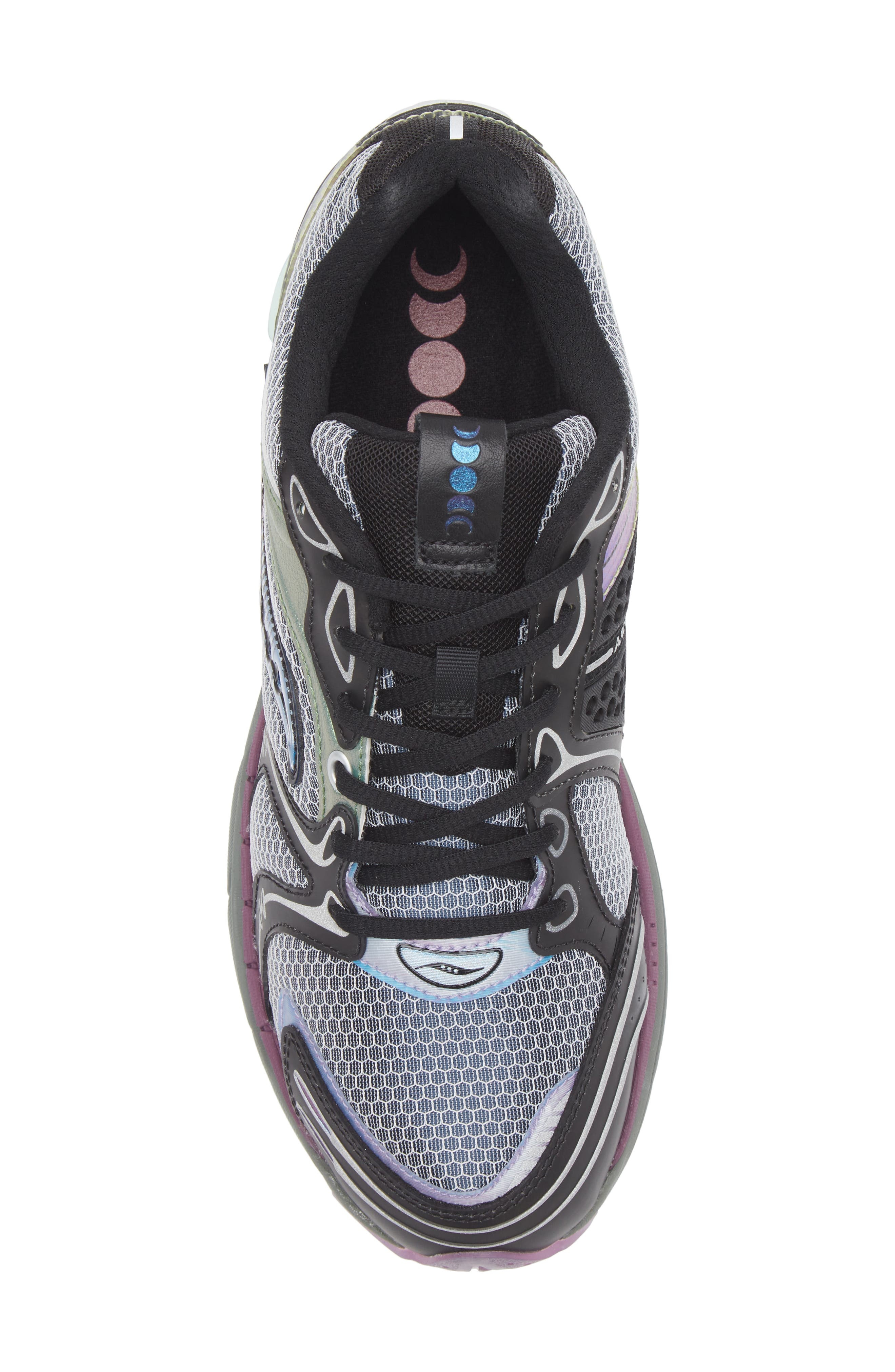 Saucony ProGrid Triumph 4 Sneaker in Navy/Olographic at Nordstrom - 4