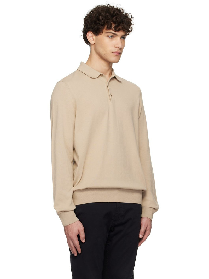 Beige Regular-Fit Polo 2