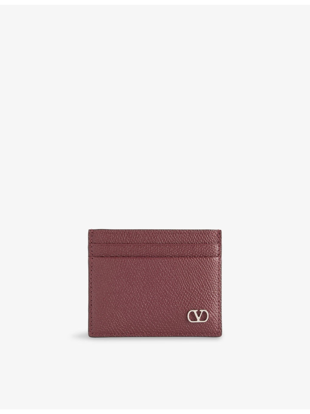 VLogo Leather Card holder - 1