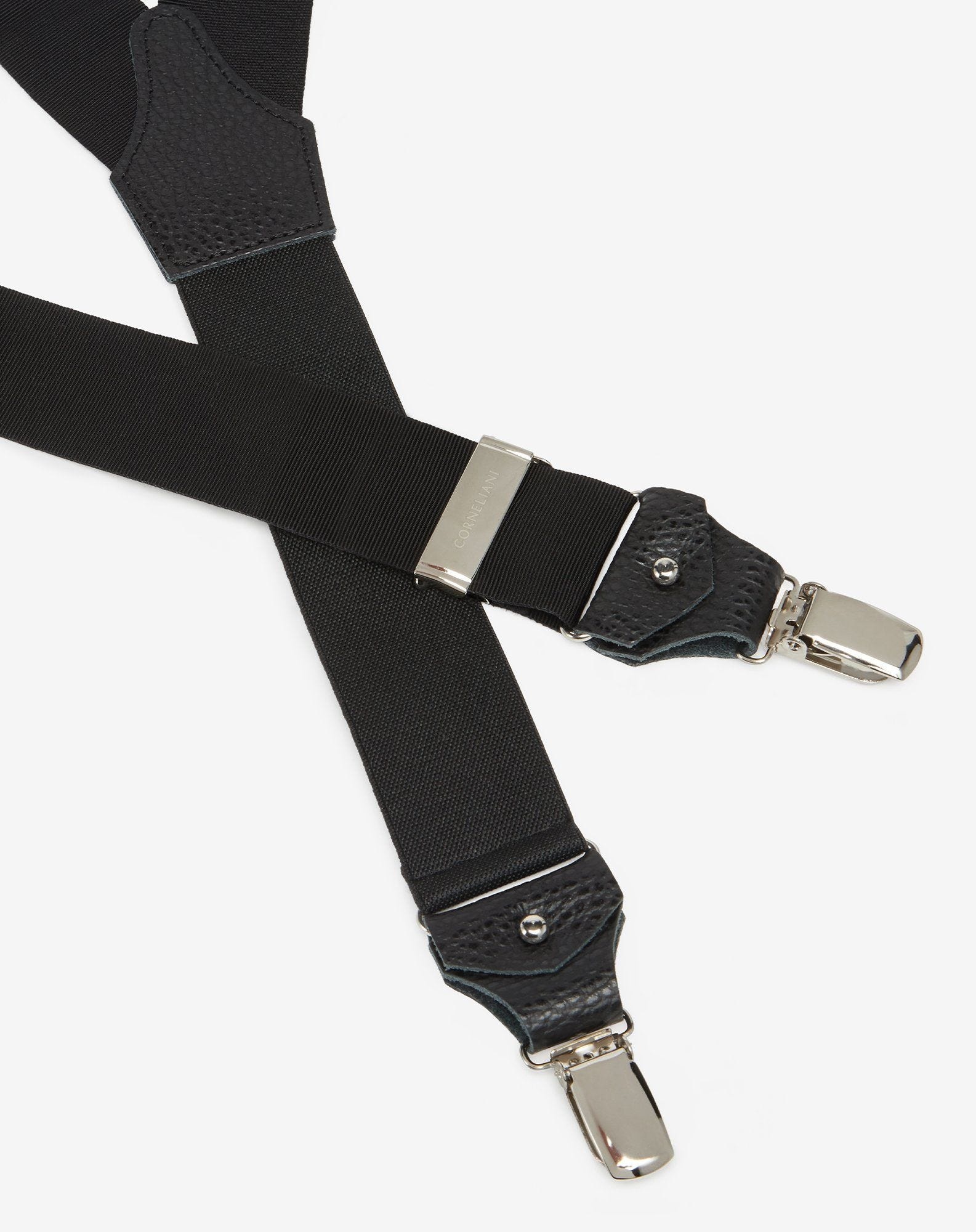 Adjustable black suspenders - 3