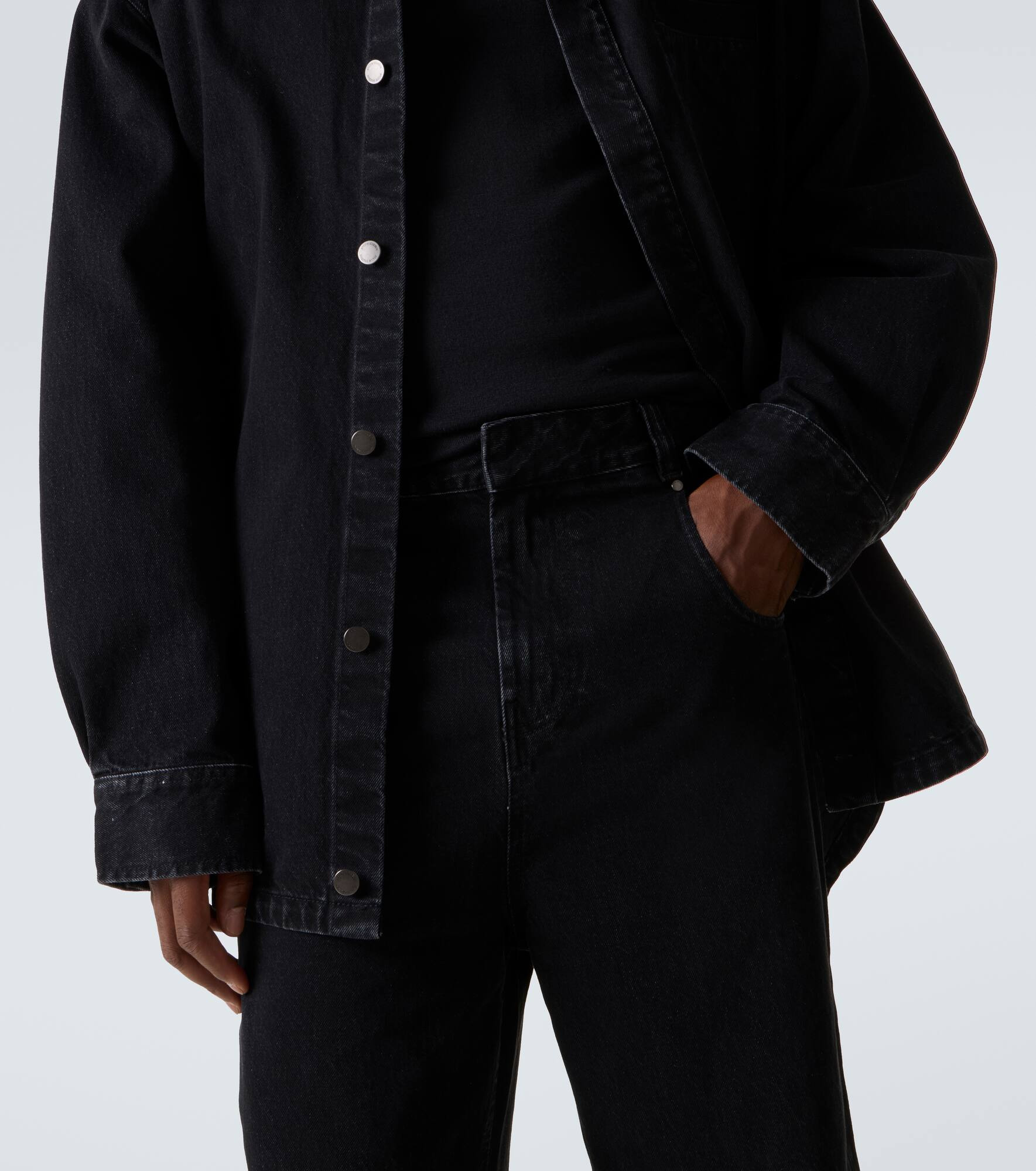 Mid-rise straight jeans - 5