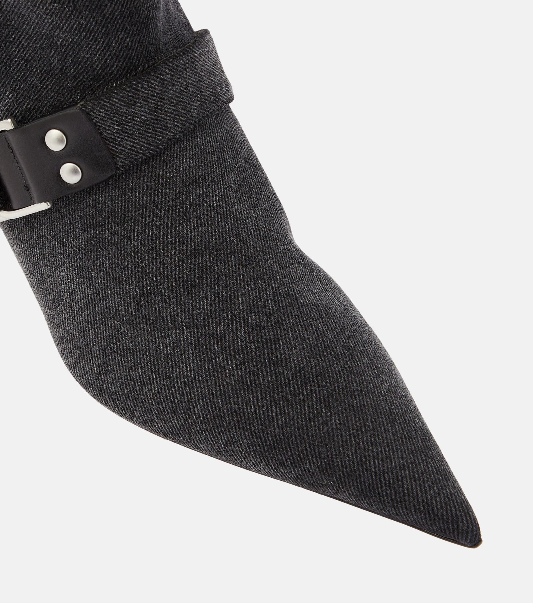 Jeanne denim knee-high boots - 6
