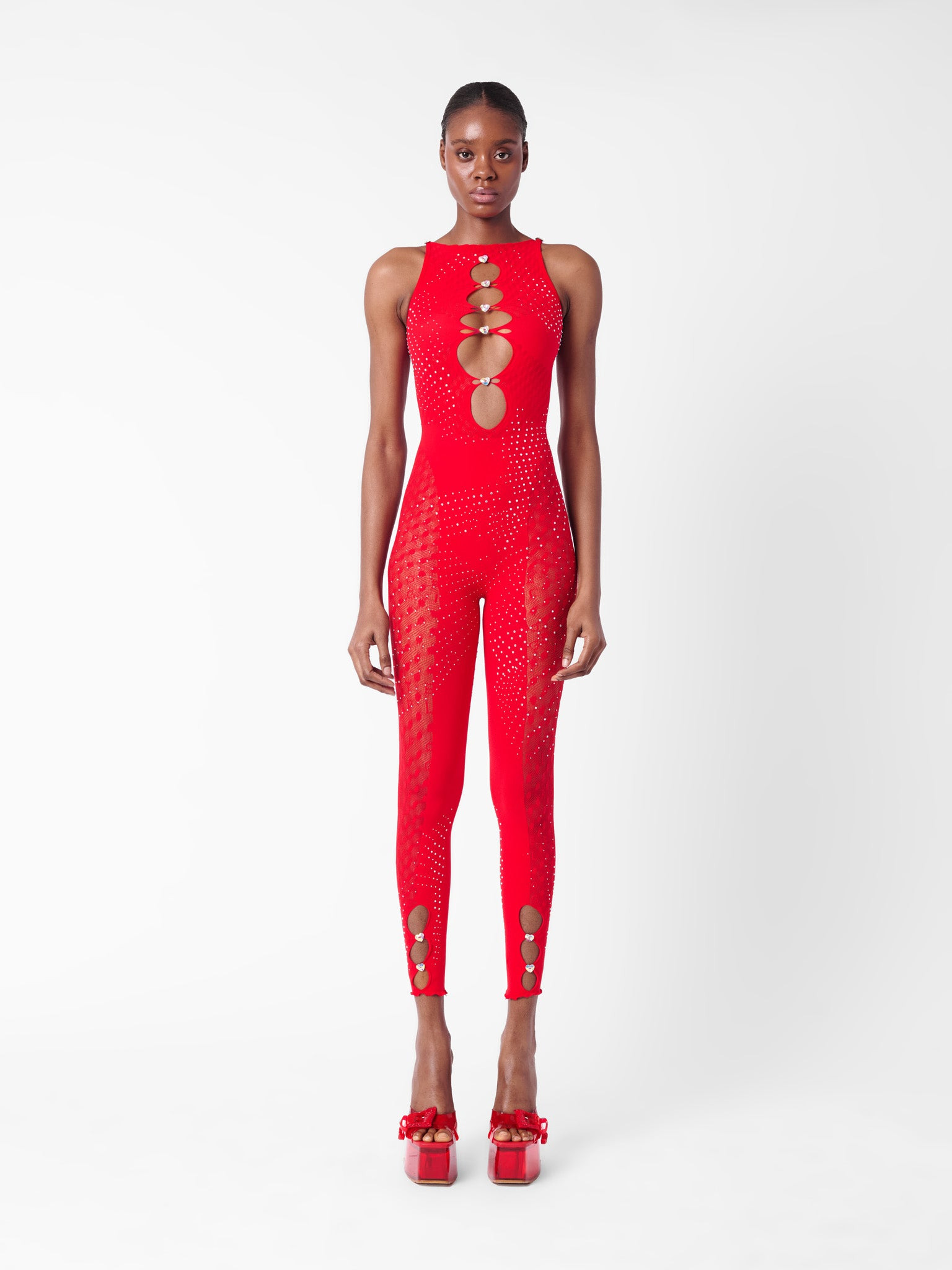 RHINESTONED JANICE JUMPSUIT HEARTBREAKER - 2