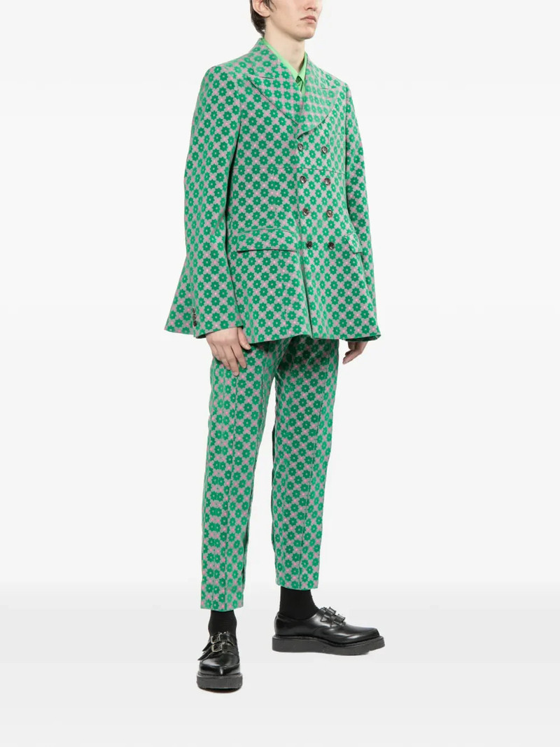 Comme des Garçons Homme Plus Green Classic Button-Up Shirt outlook