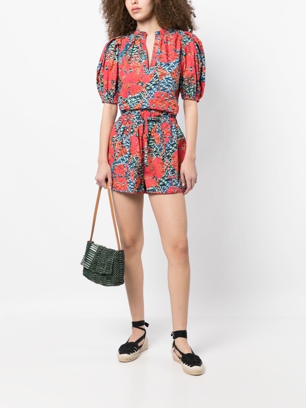 Edlyn high-waist mini shorts - 2